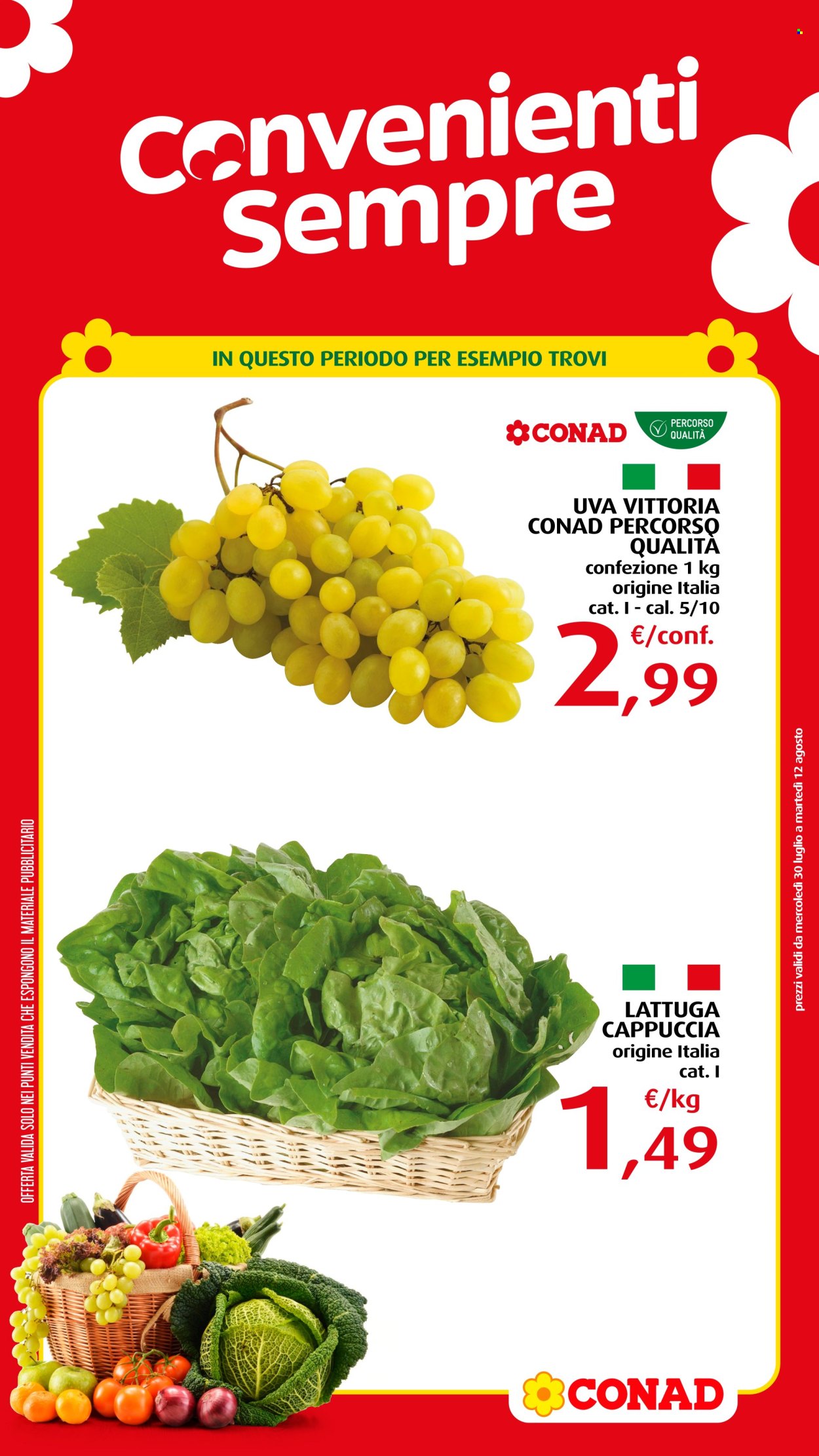 Leták Conad - 29.7.2025 - 12.8.2025. Strana 2