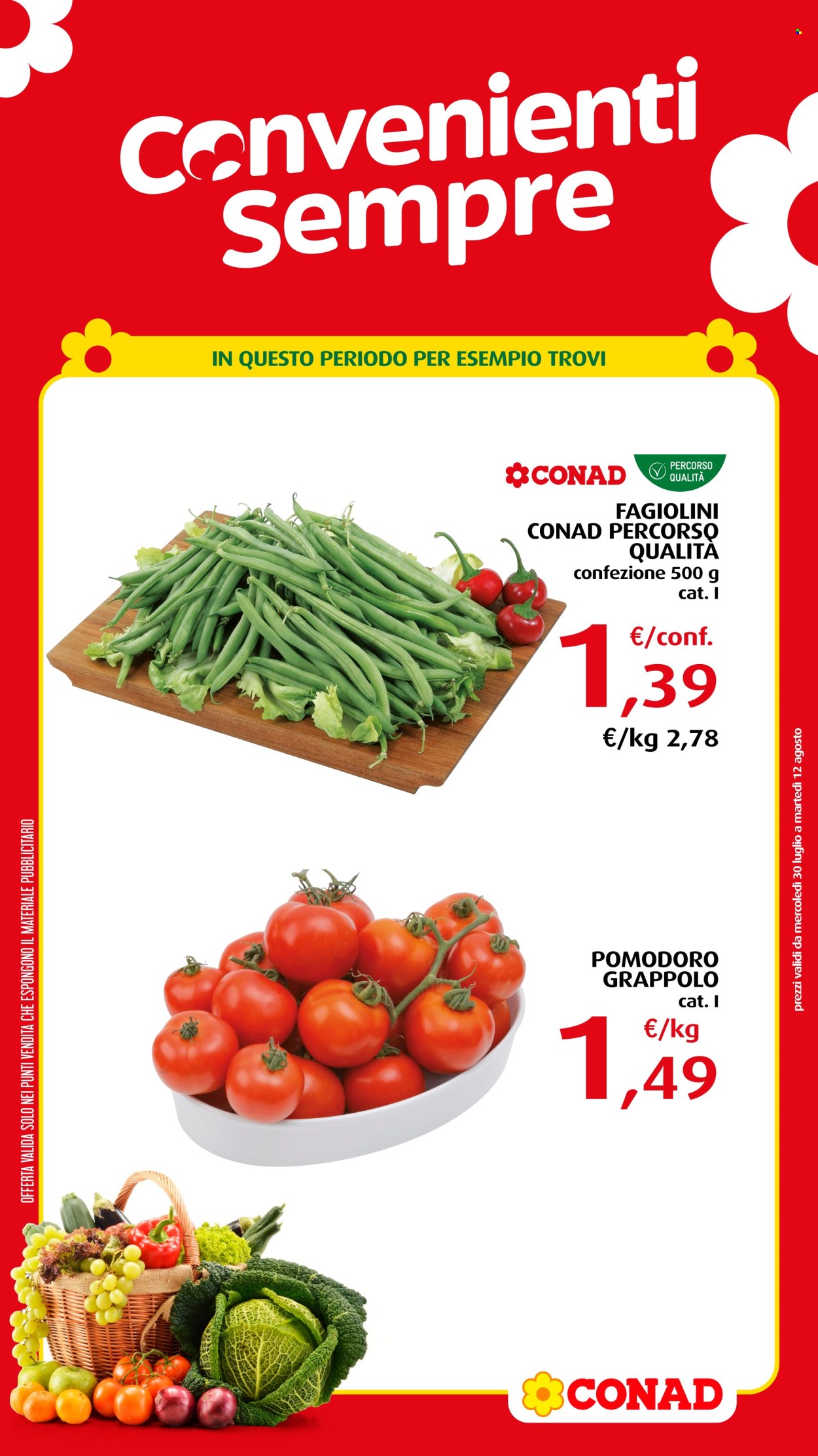 Leták Conad - 29.7.2025 - 12.8.2025. Strana 3