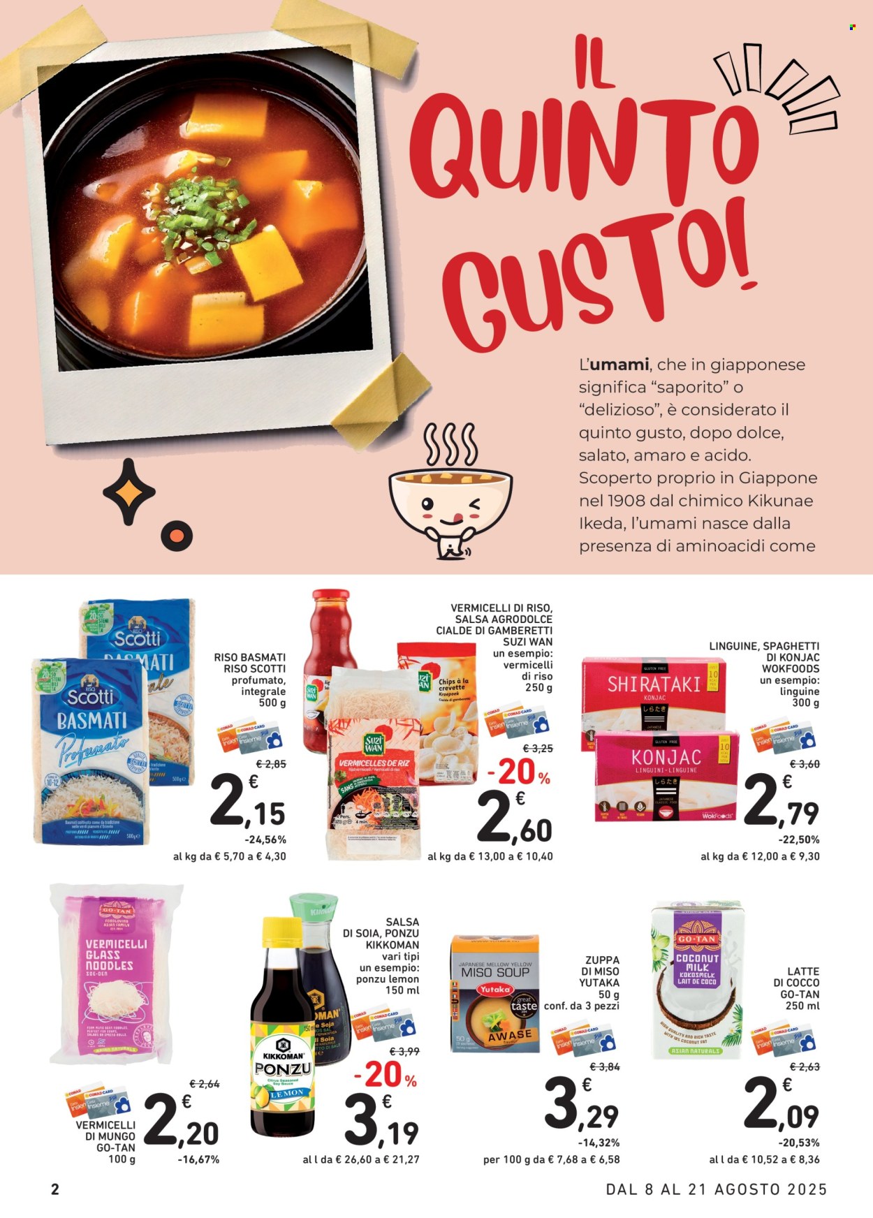 Leták Conad - 8.8.2025 - 21.8.2025. Strana 2