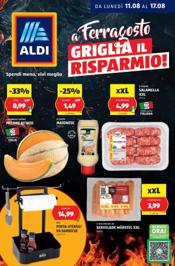 Volantino Aldi - 11/8/2025 - 17/8/2025.