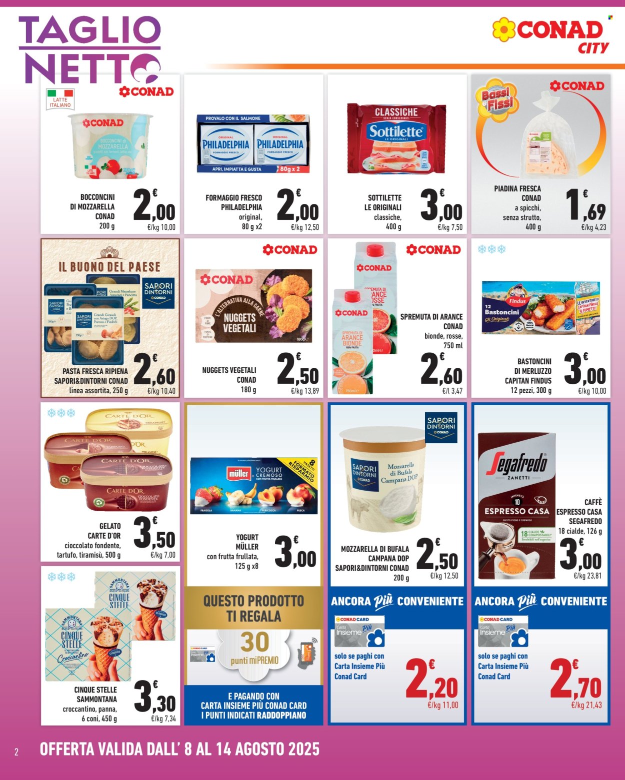 Volantino Conad - 8/8/2025 - 14/8/2025. Pagina 2