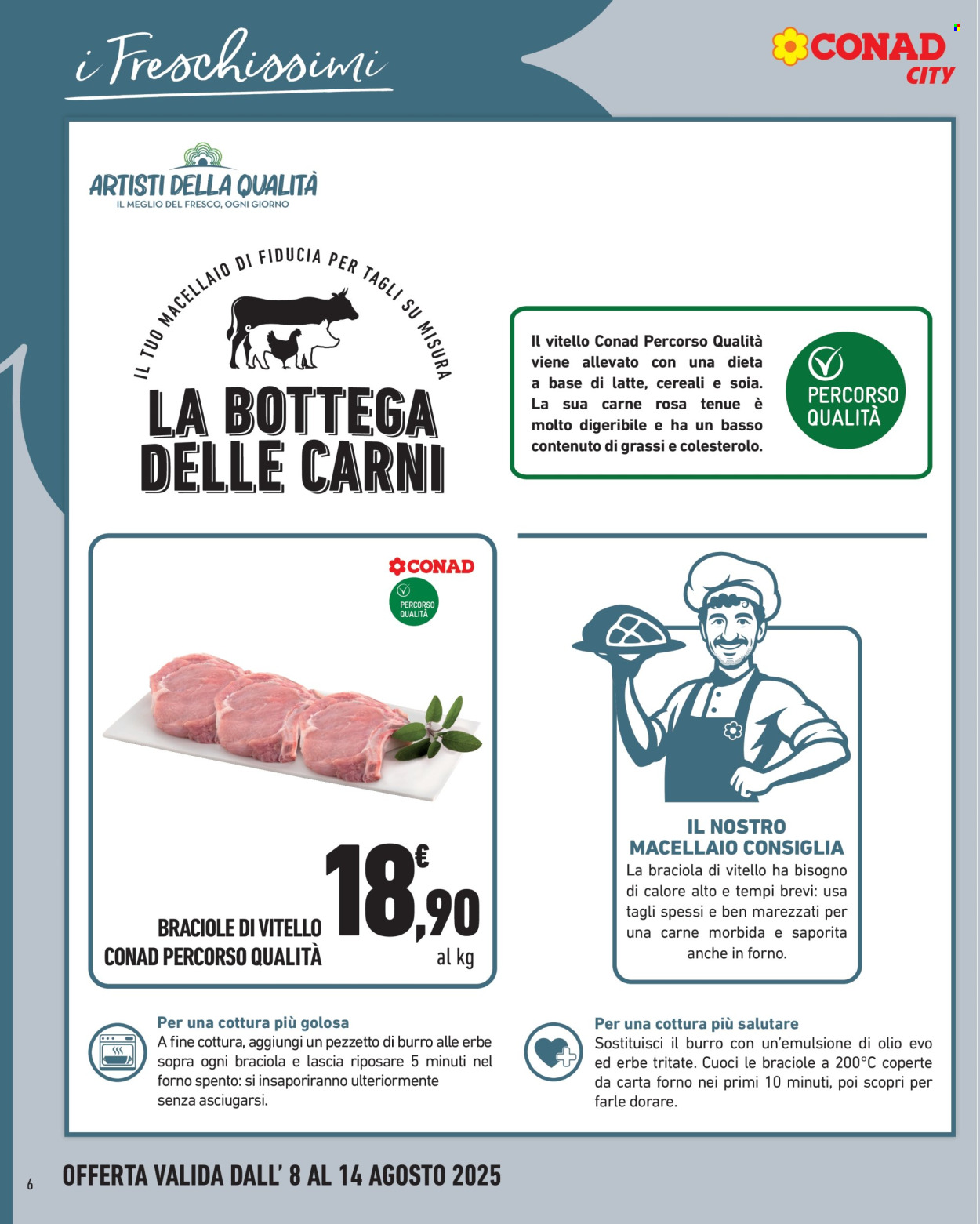 Leták Conad - 8.8.2025 - 14.8.2025. Strana 6
