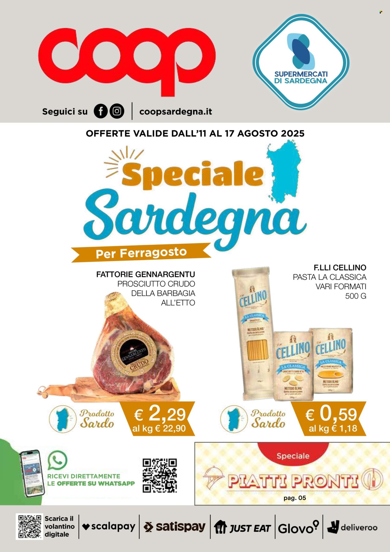 Volantino Coop - 11/8/2025 - 17/8/2025. Pagina 1