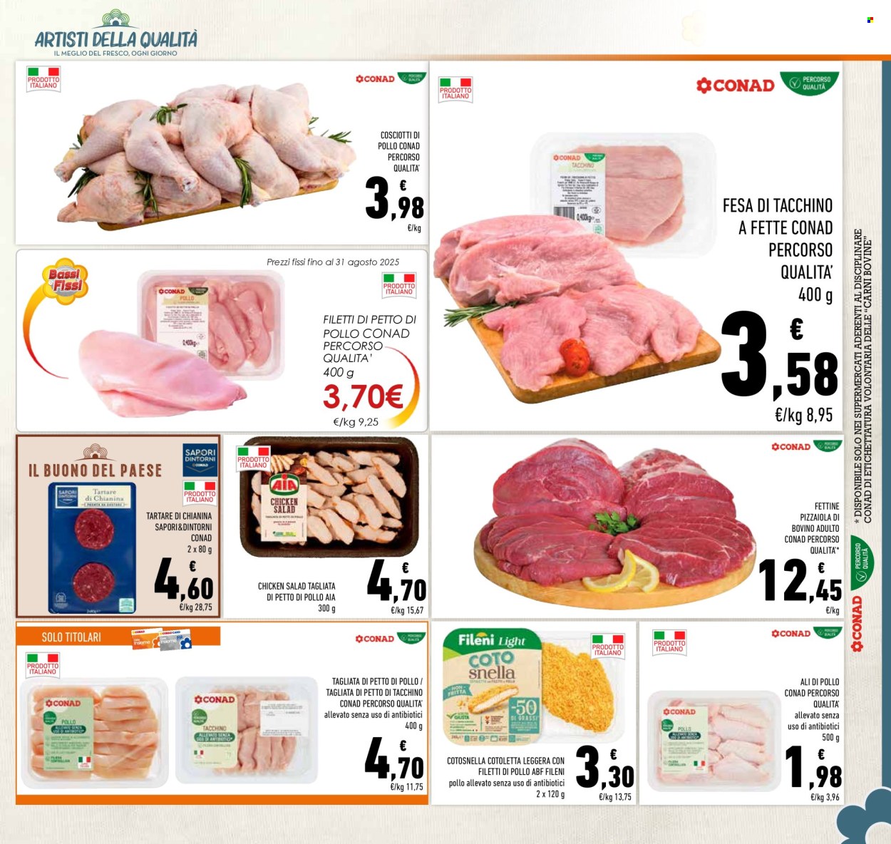 Leták Conad - 13.8.2025 - 26.8.2025. Strana 3