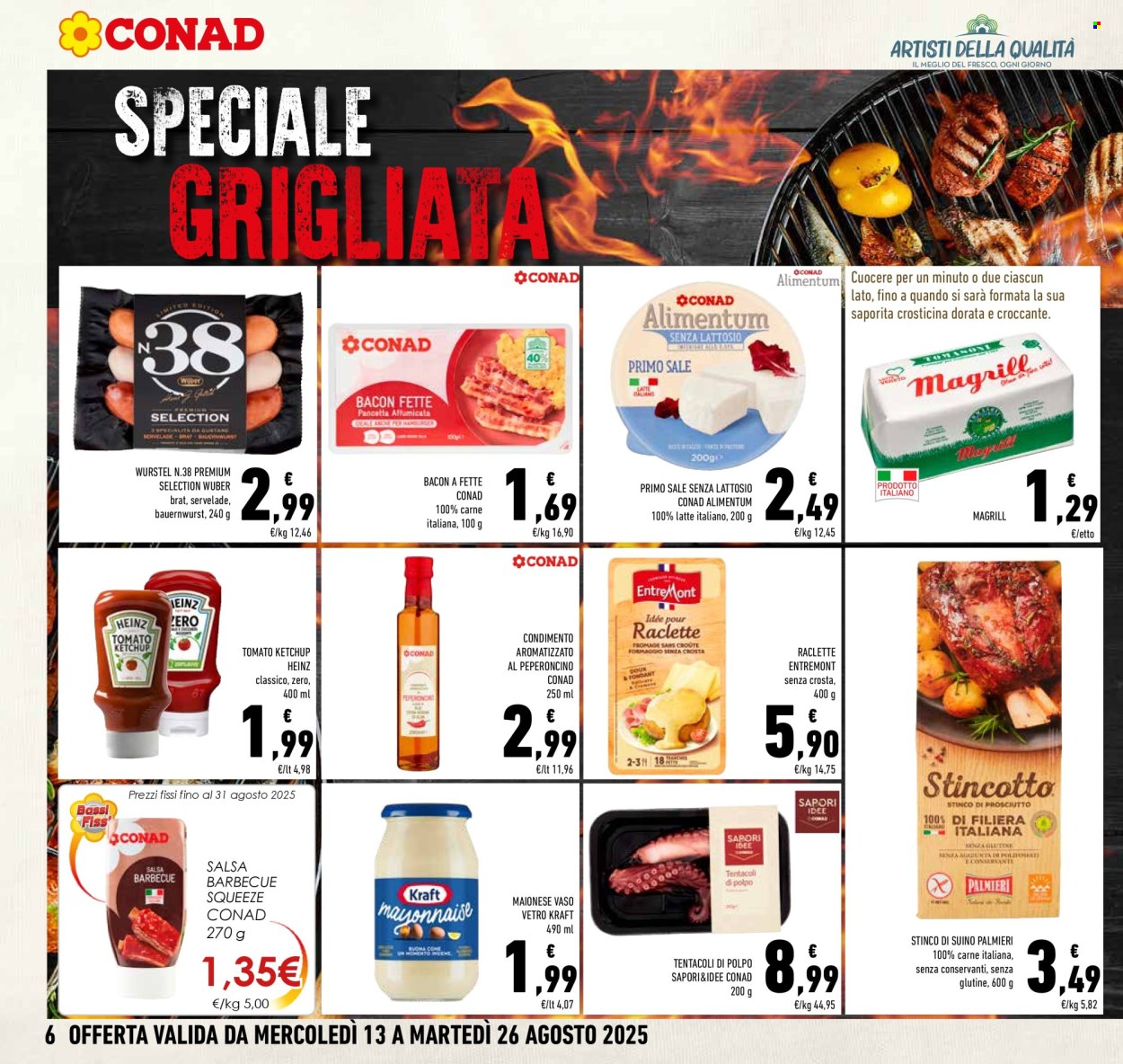 Leták Conad - 13.8.2025 - 26.8.2025. Strana 6