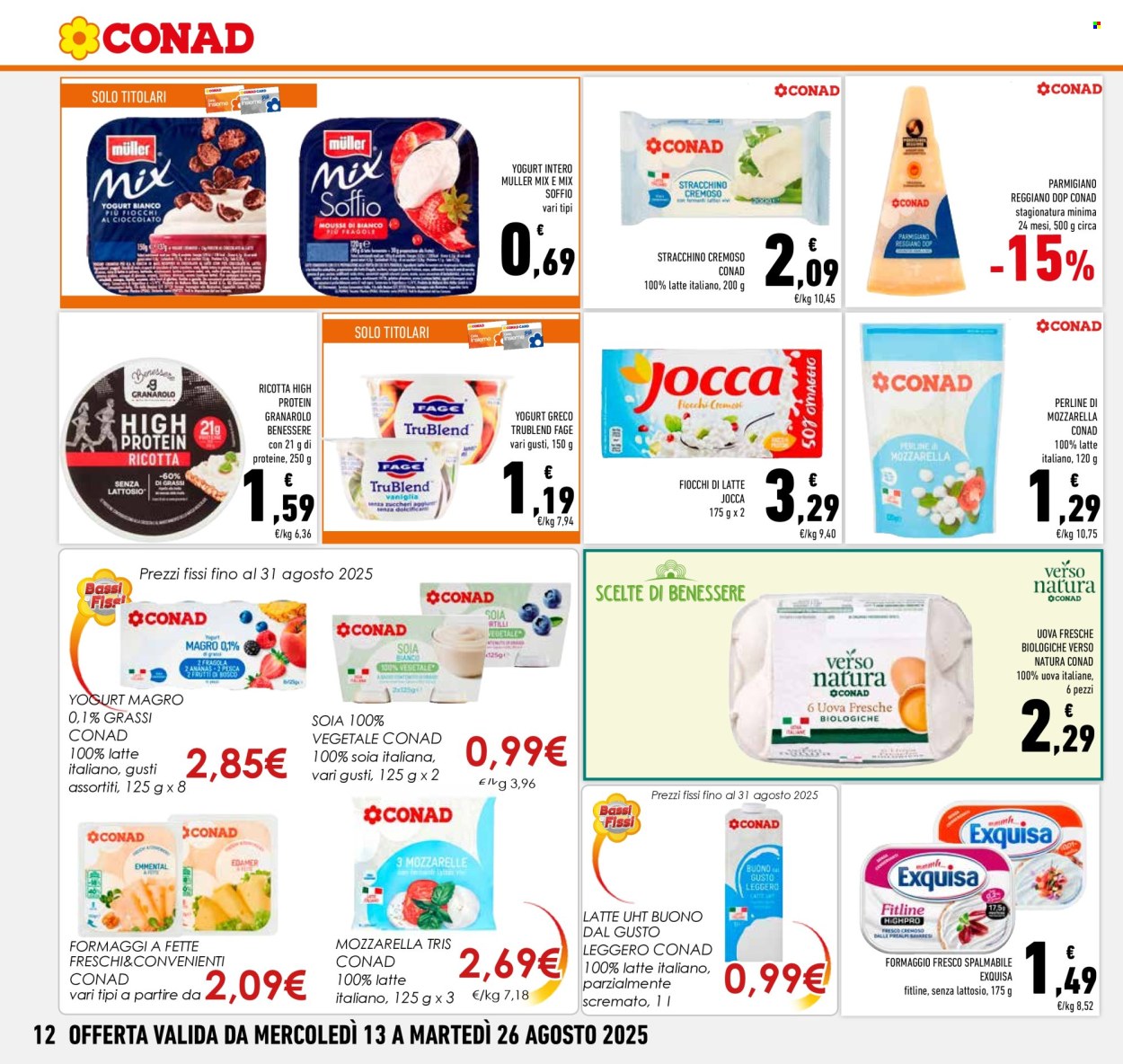 Leták Conad - 13.8.2025 - 26.8.2025. Strana 12