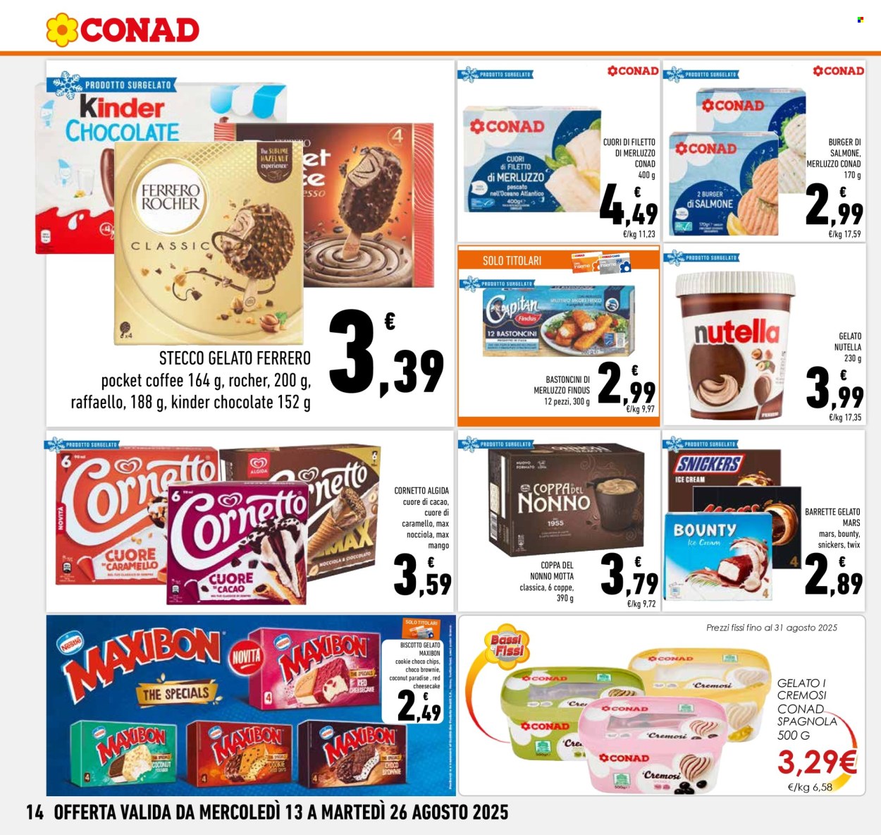 Leták Conad - 13.8.2025 - 26.8.2025. Strana 14
