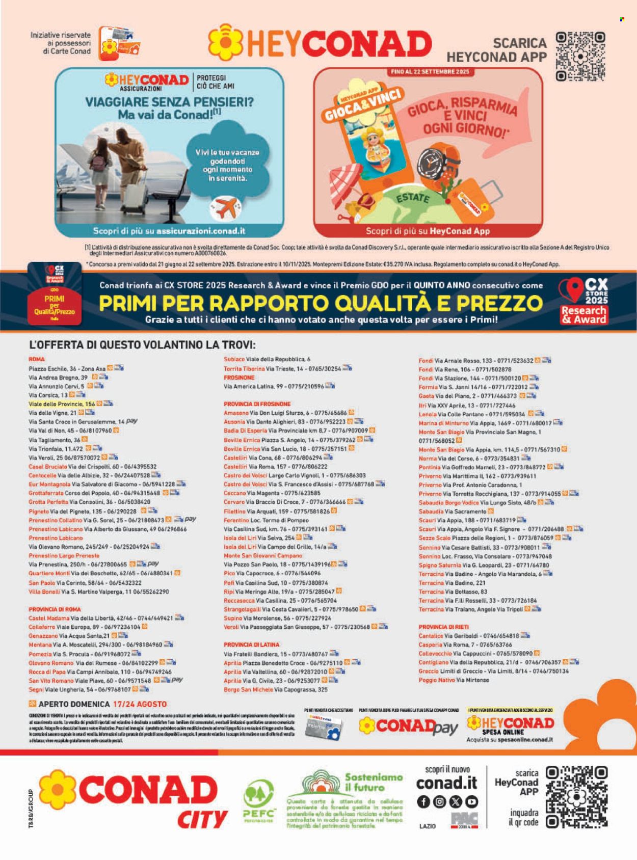 Leták Conad - 13.8.2025 - 24.8.2025. Strana 16