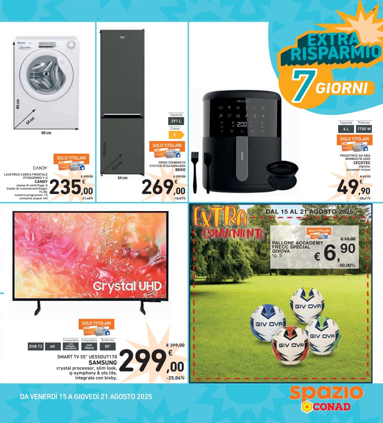 Volantino Spazio Conad - 15/8/2025 - 21/8/2025. Pagina 3