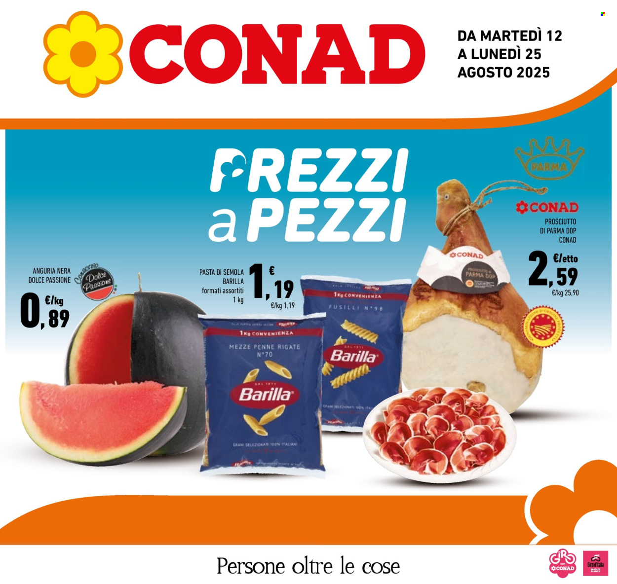 Leták Conad - 12.8.2025 - 25.8.2025. Strana 1