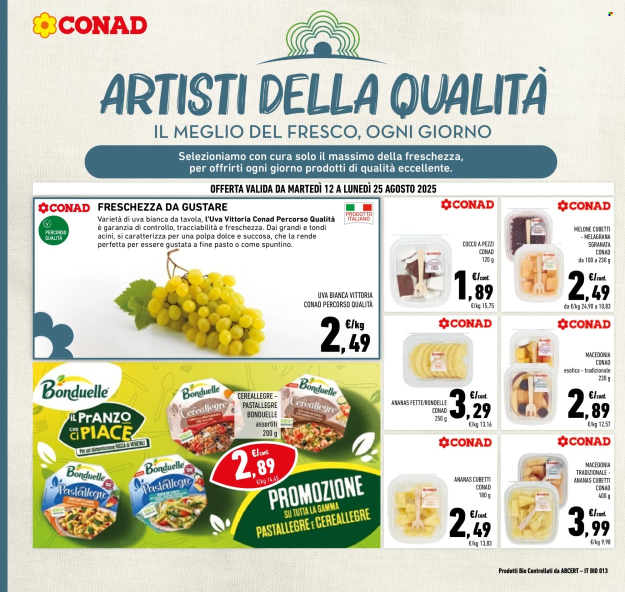 Leták Conad - 12.8.2025 - 25.8.2025. Strana 2
