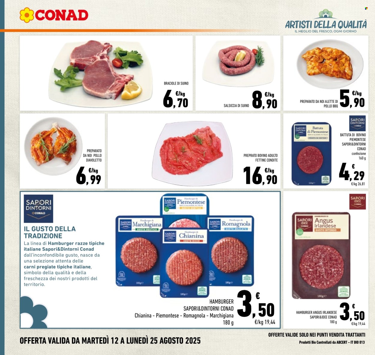 Leták Conad - 12.8.2025 - 25.8.2025. Strana 4