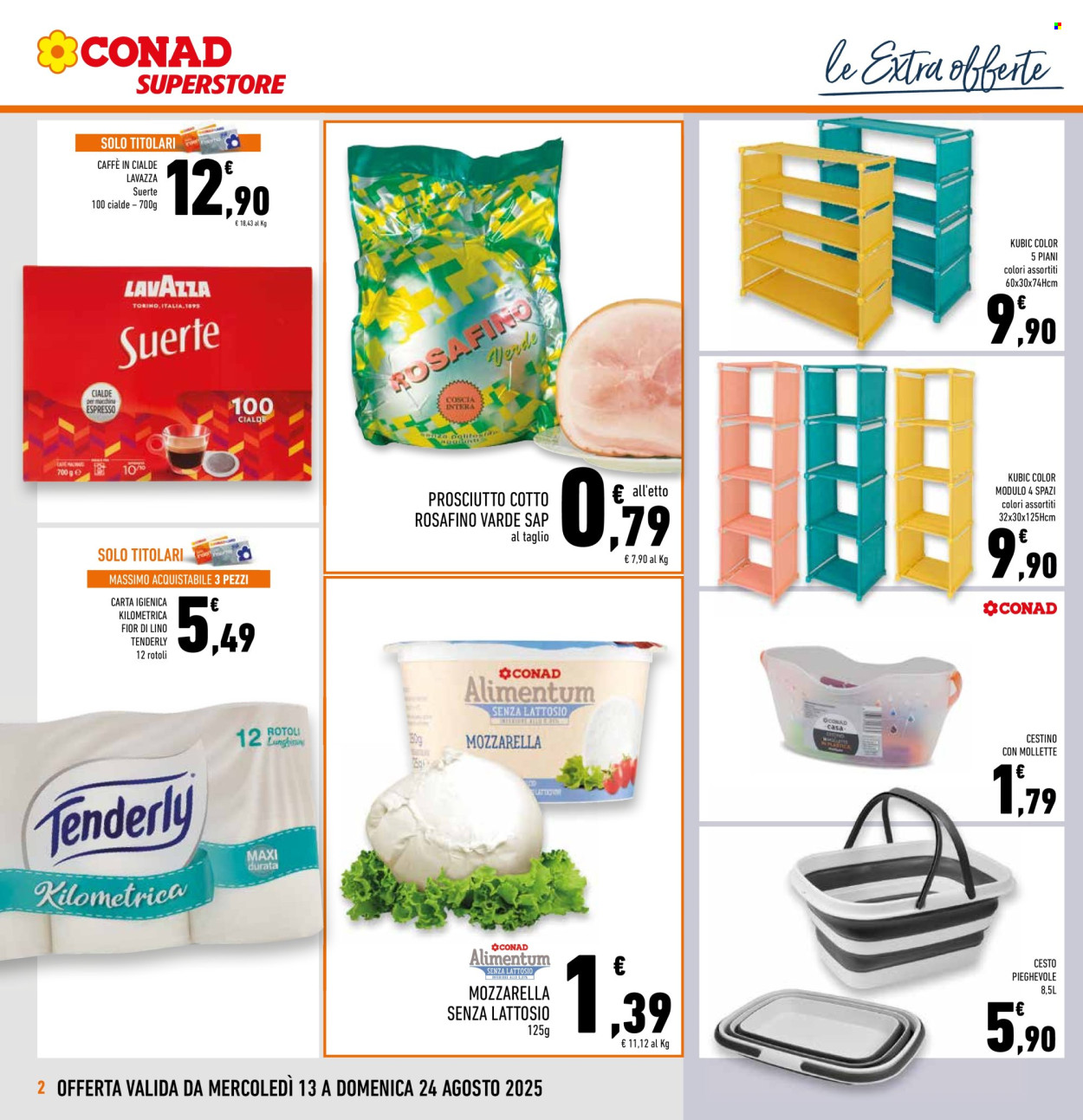 Leták Conad Superstore - 13.8.2025 - 24.8.2025. Strana 2