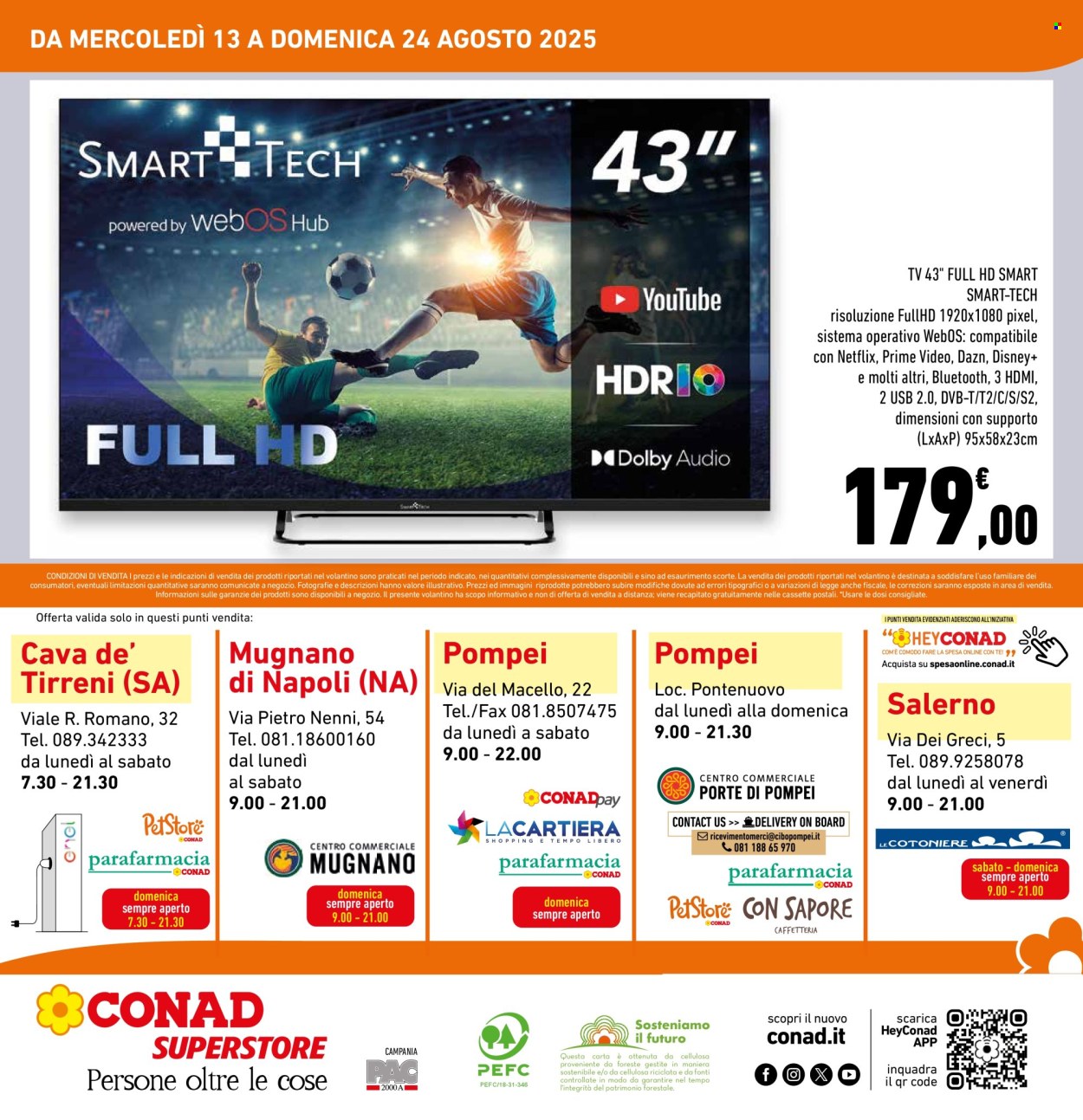 Leták Conad Superstore - 13.8.2025 - 24.8.2025. Strana 4