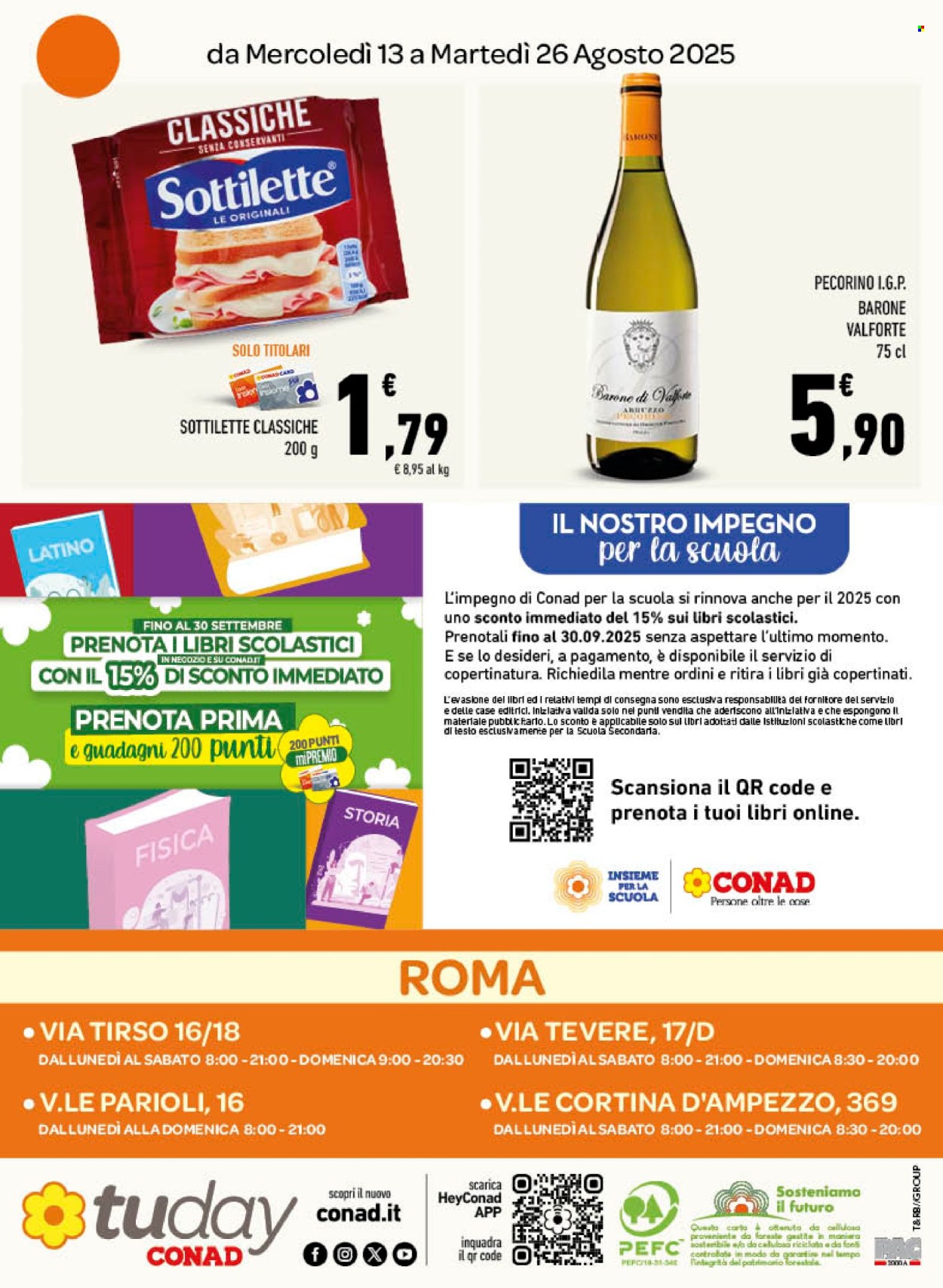 Leták TuDay Conad - 13.8.2025 - 26.8.2025. Strana 9
