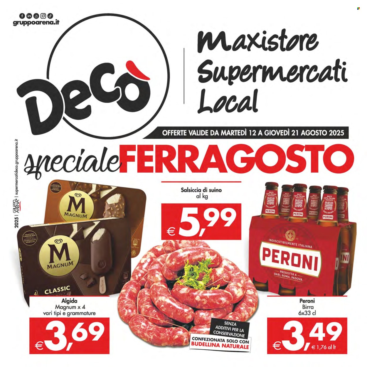 Volantino Deco - 12/8/2025 - 21/8/2025. Pagina 1