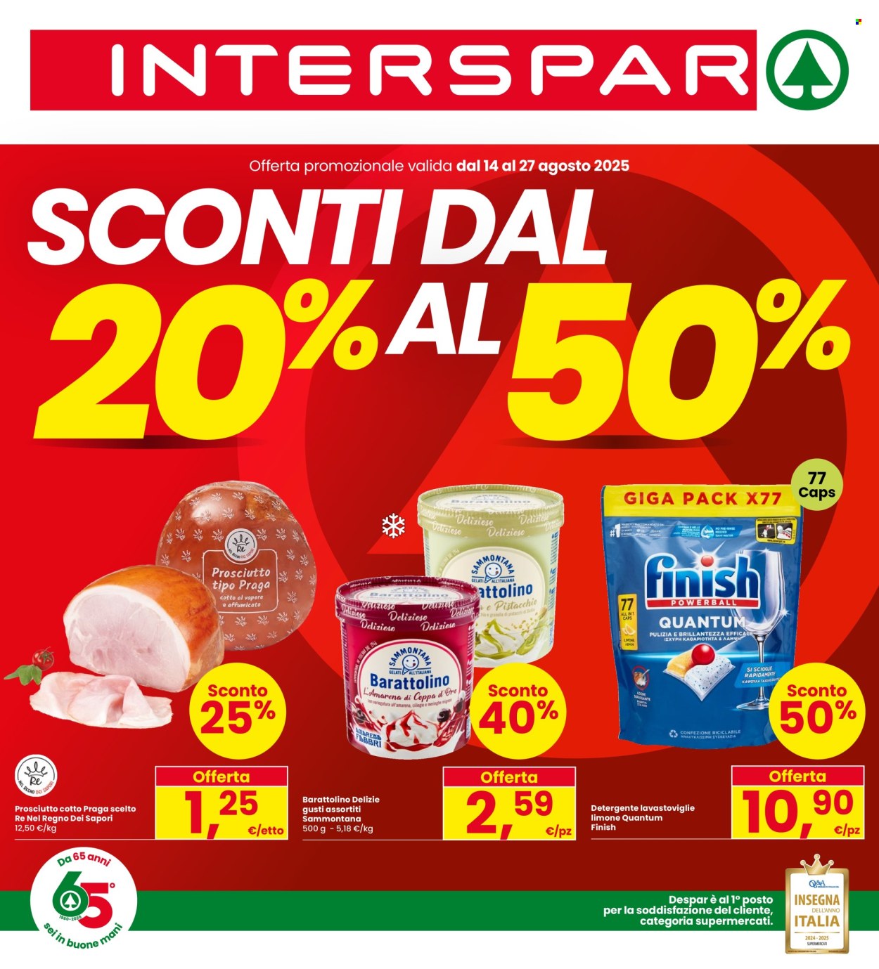 Volantino Interspar - 14/8/2025 - 27/8/2025. Pagina 1