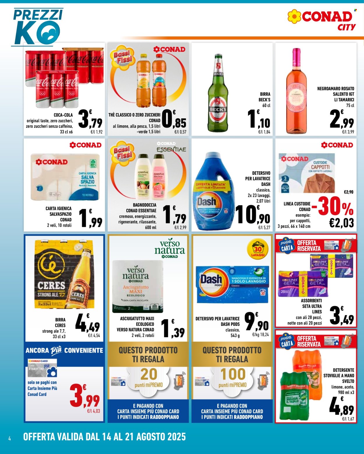 Leták Conad - 14.8.2025 - 21.8.2025. Strana 4