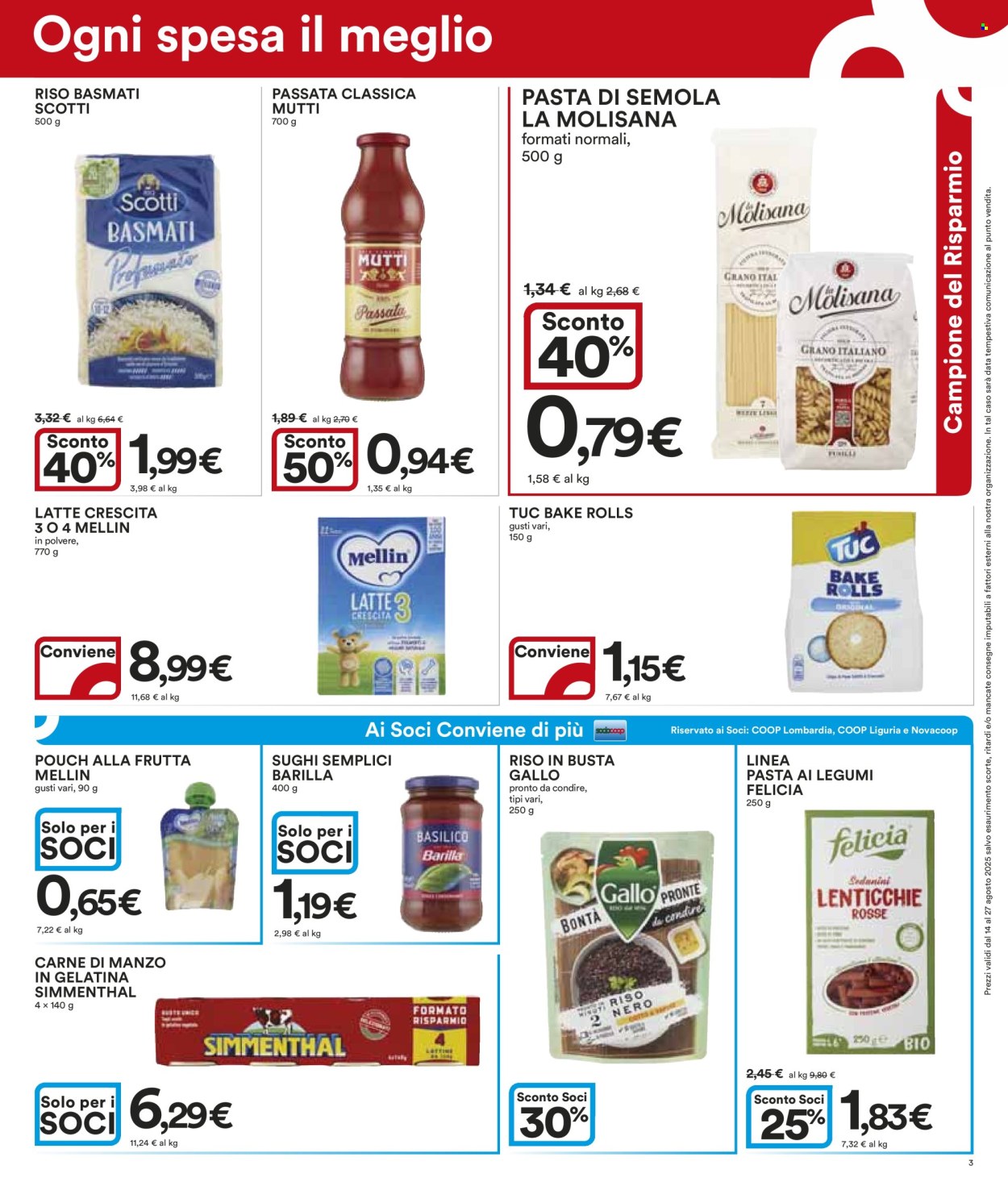 Volantino Coop - 14/8/2025 - 27/8/2025. Pagina 3