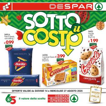Volantino Eurospar - 14/8/2025 - 27/8/2025.