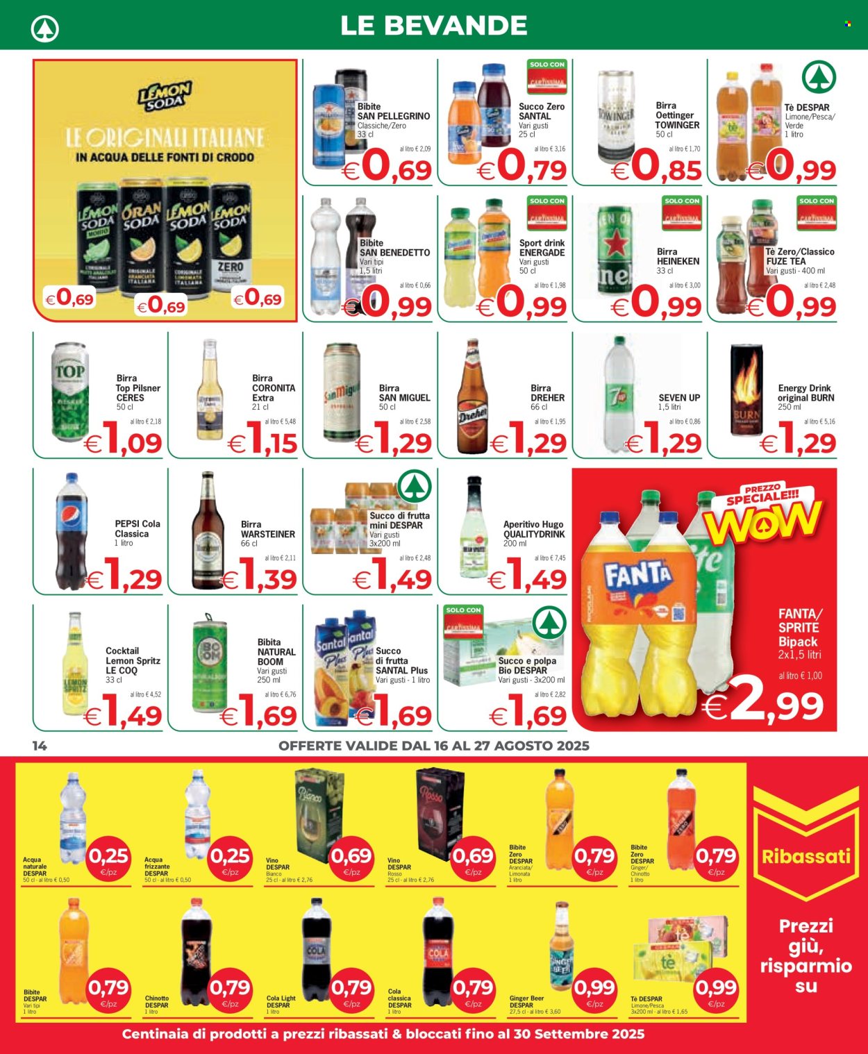 Volantino Despar - 16/8/2025 - 27/8/2025. Pagina 14