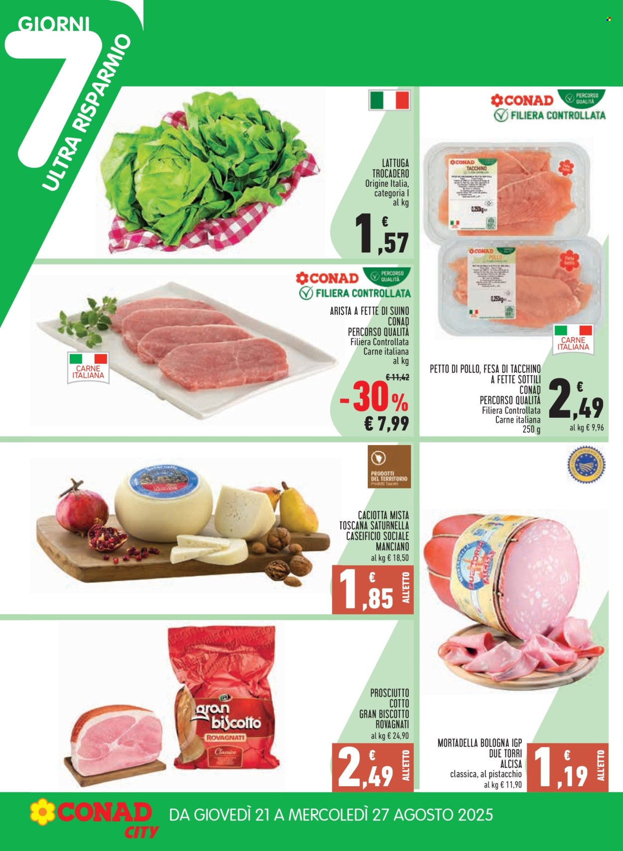 Volantino Conad - 21/8/2025 - 27/8/2025. Pagina 2
