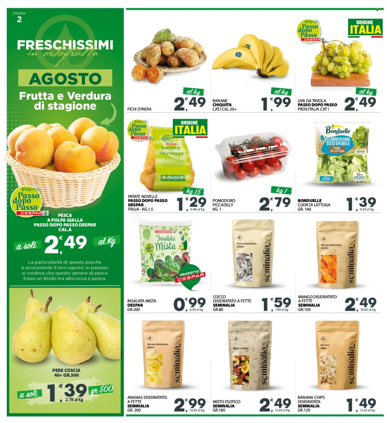 Volantino Eurospar - 18/8/2025 - 27/8/2025. Pagina 2
