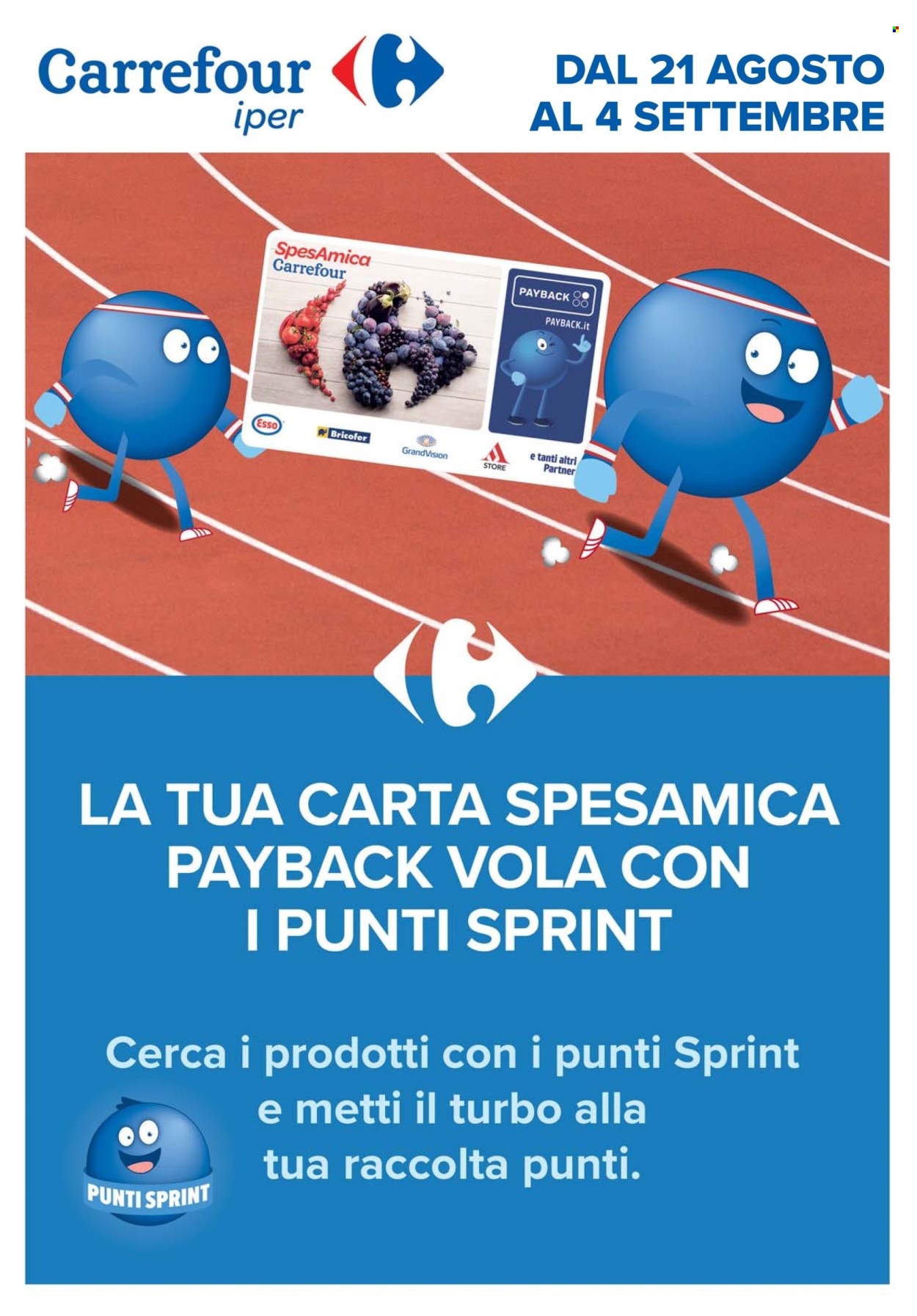 Volantino Carrefour - 21/8/2025 - 4/9/2025. Pagina 1