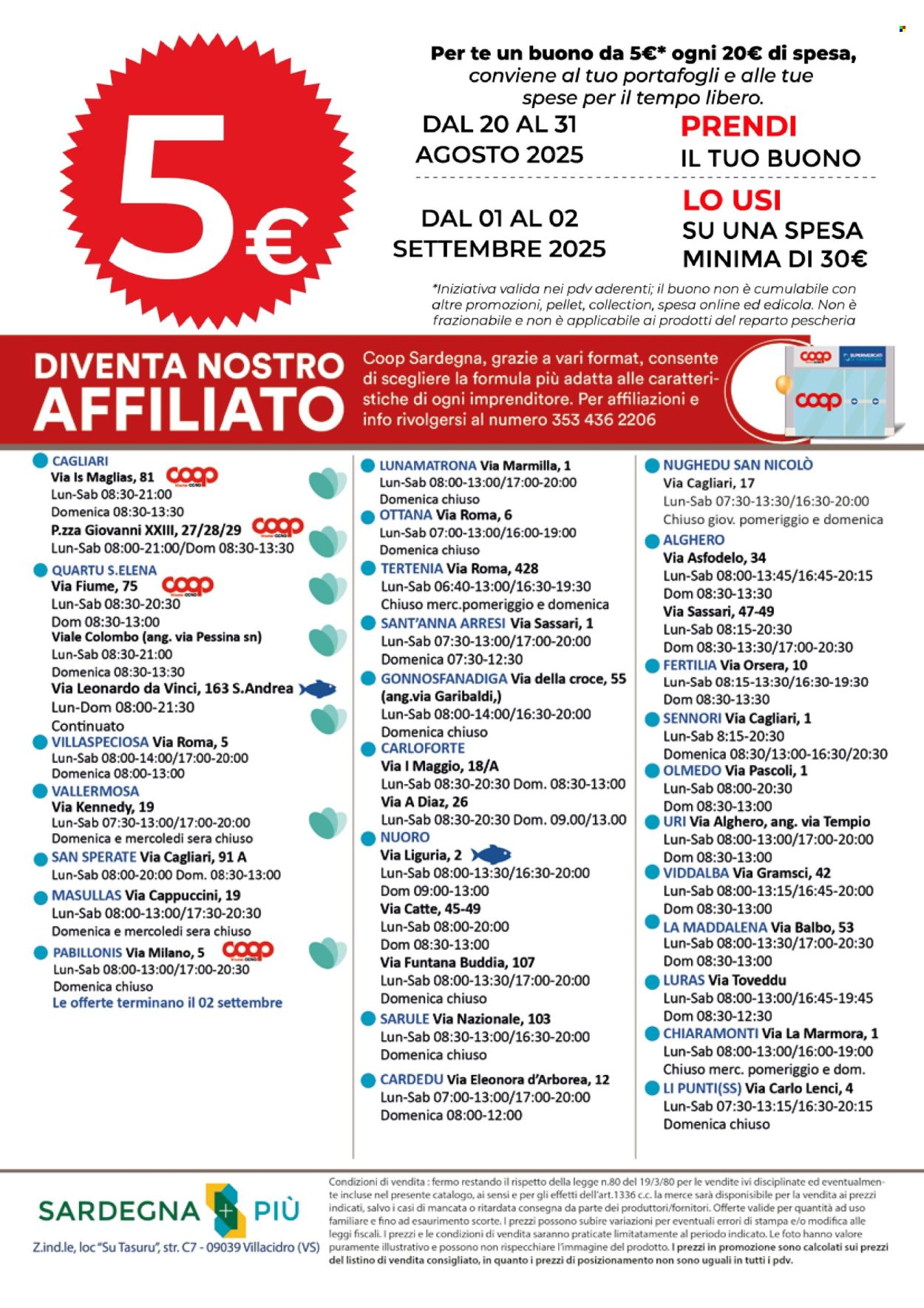 Leták Coop - 20.8.2025 - 30.8.2025. Strana 22