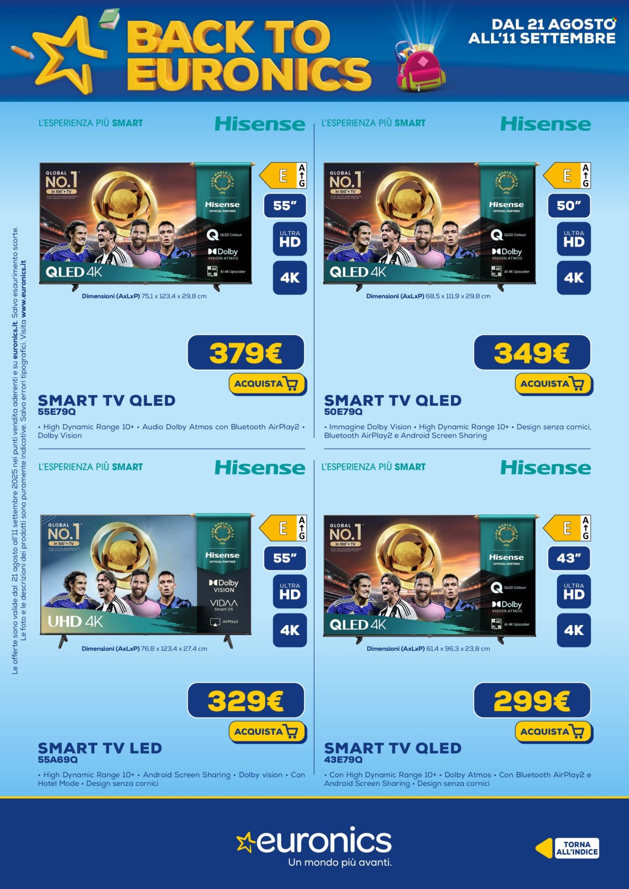 Volantino Euronics - 21/8/2025 - 11/9/2025. Pagina 13