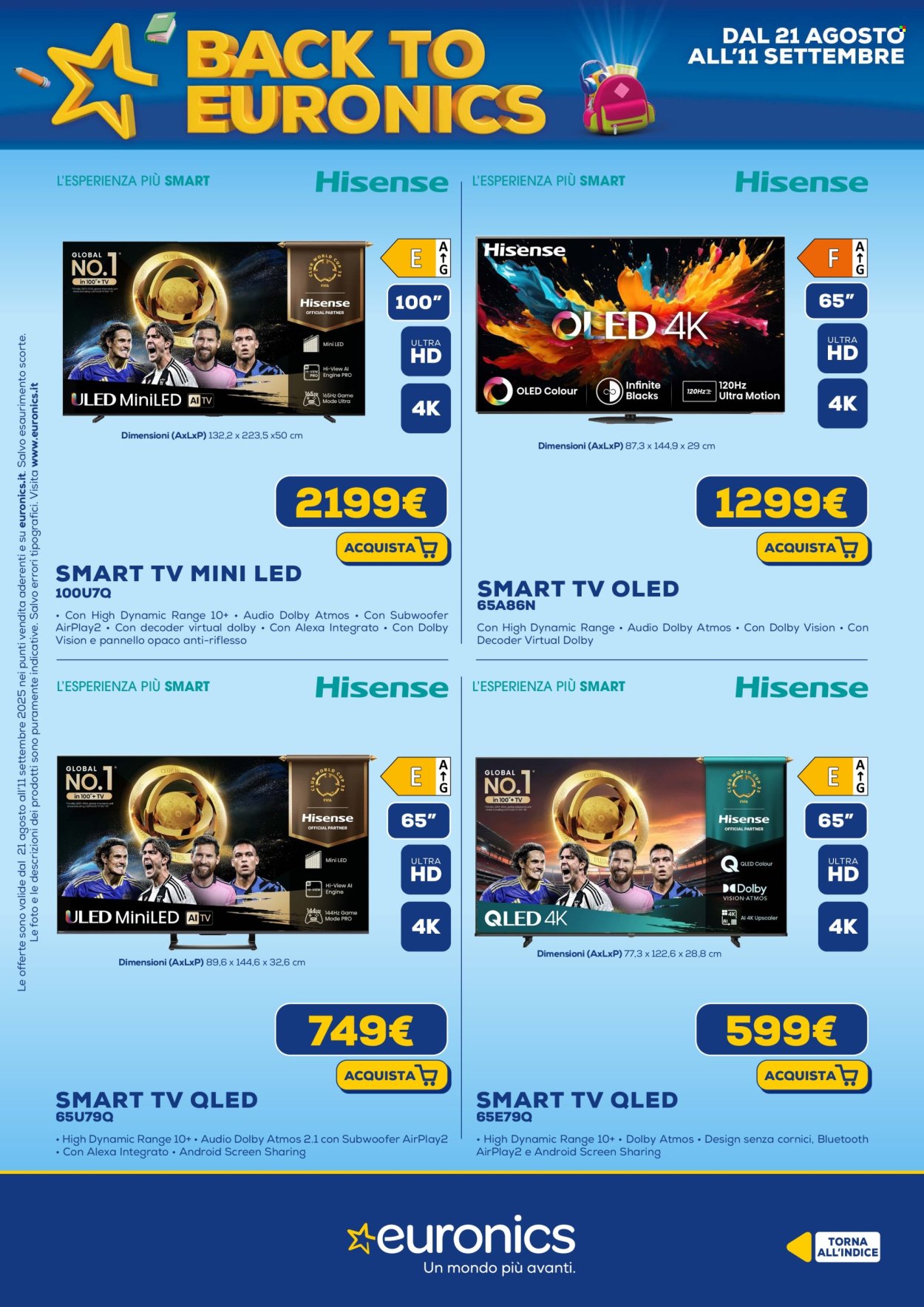 Volantino Euronics - 21/8/2025 - 11/9/2025. Pagina 15