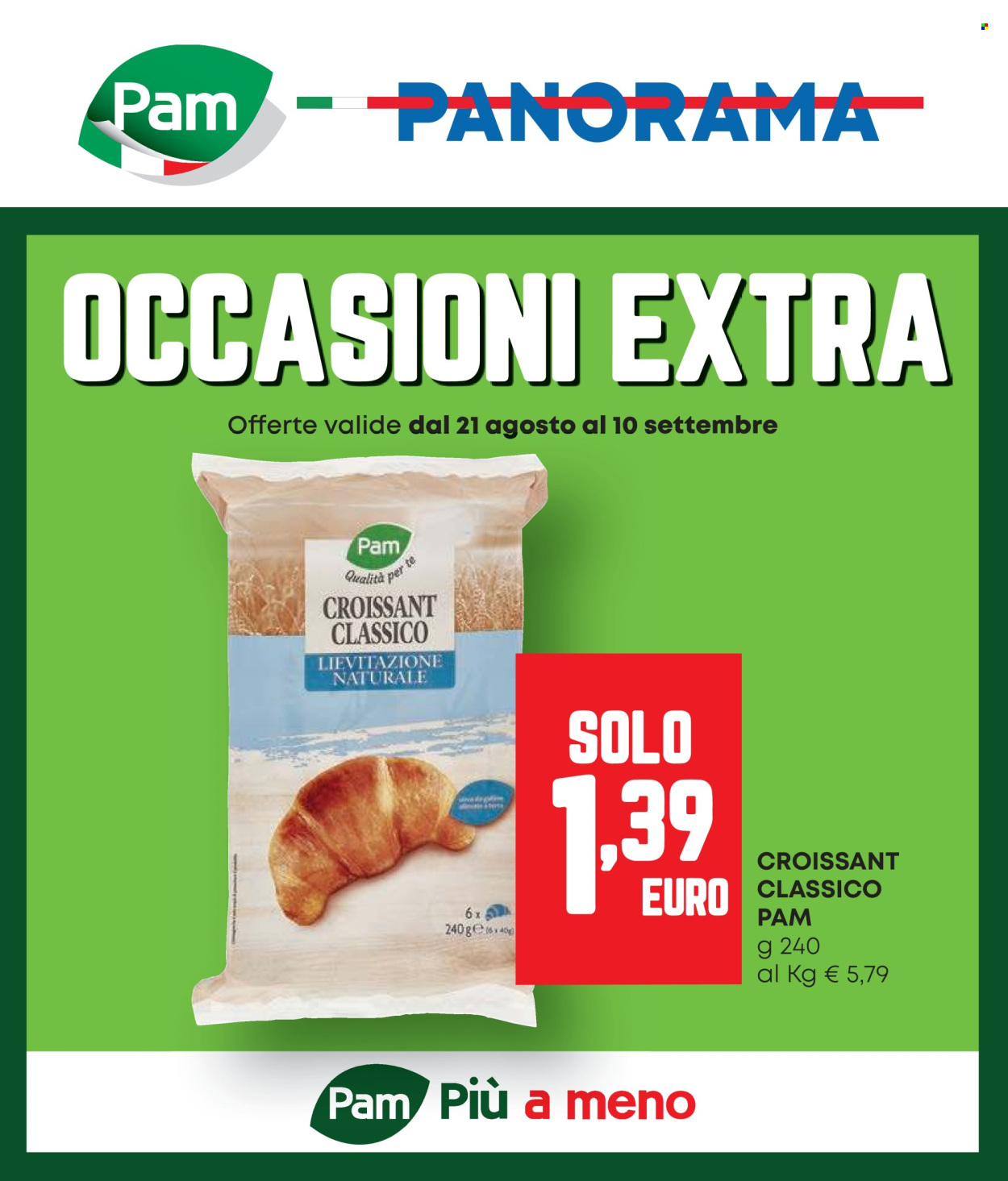 Volantino Pam Panorama - 21/8/2025 - 10/9/2025. Pagina 1