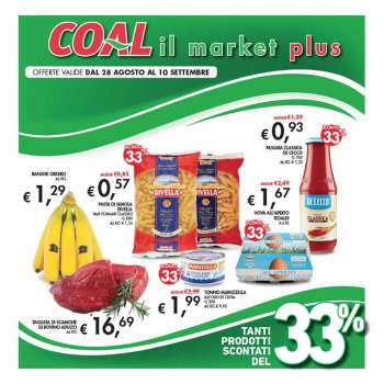 Volantino COAL - 28/8/2025 - 10/9/2025.