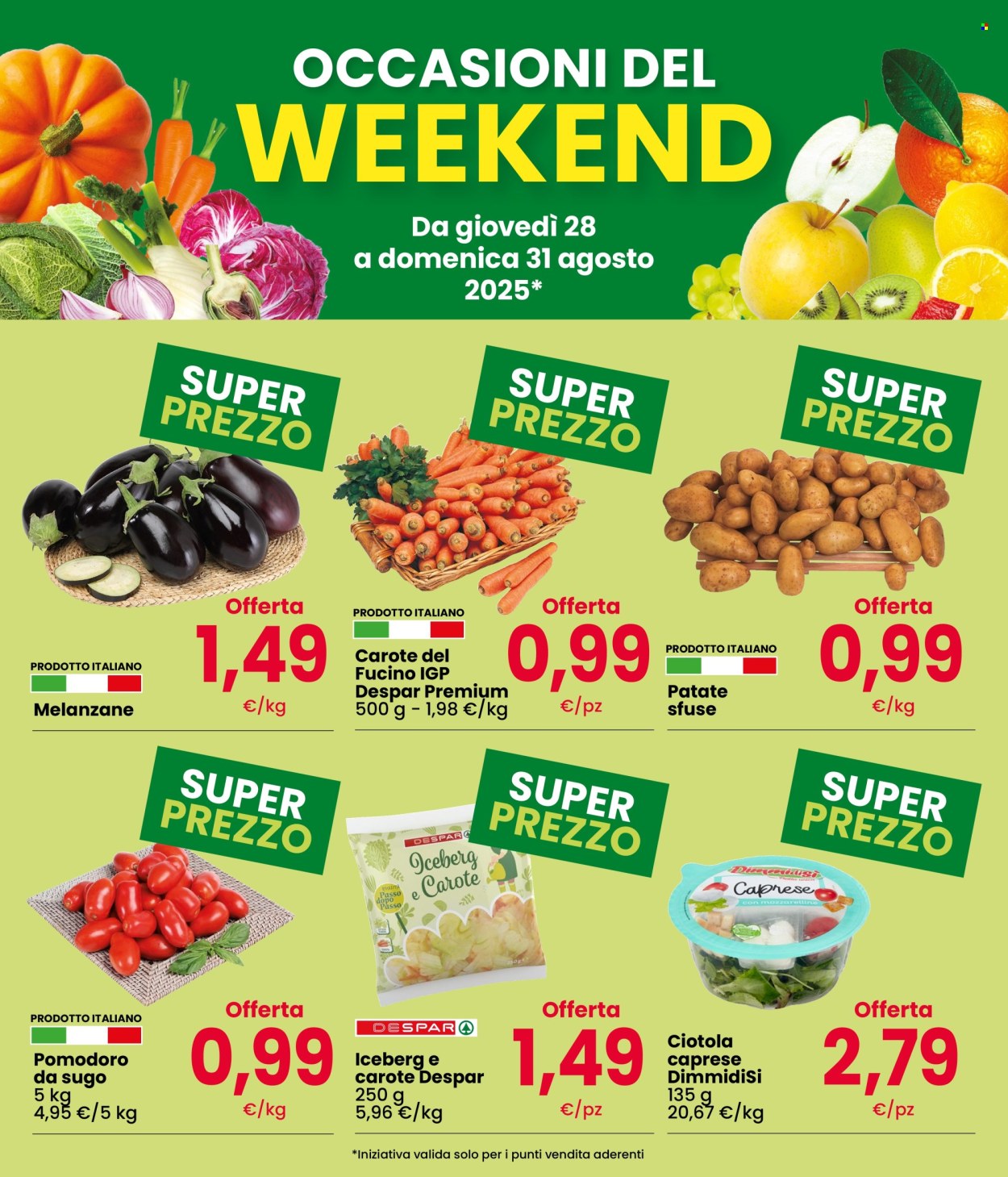 Volantino Eurospar - 28/8/2025 - 31/8/2025. Pagina 3