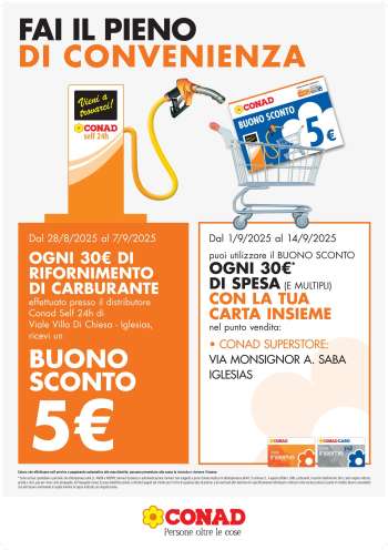 thumbnail - Volantino Conad - 70x100 PROMO CARBURANTE