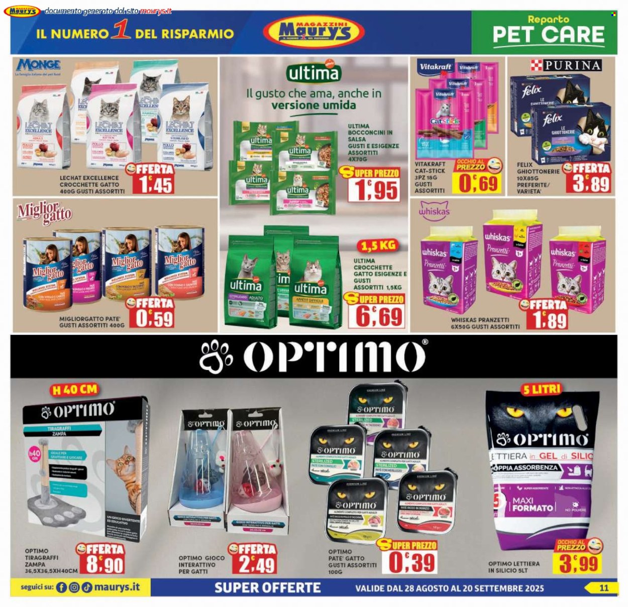 Volantino Maury's - 28/8/2025 - 20/9/2025. Pagina 11