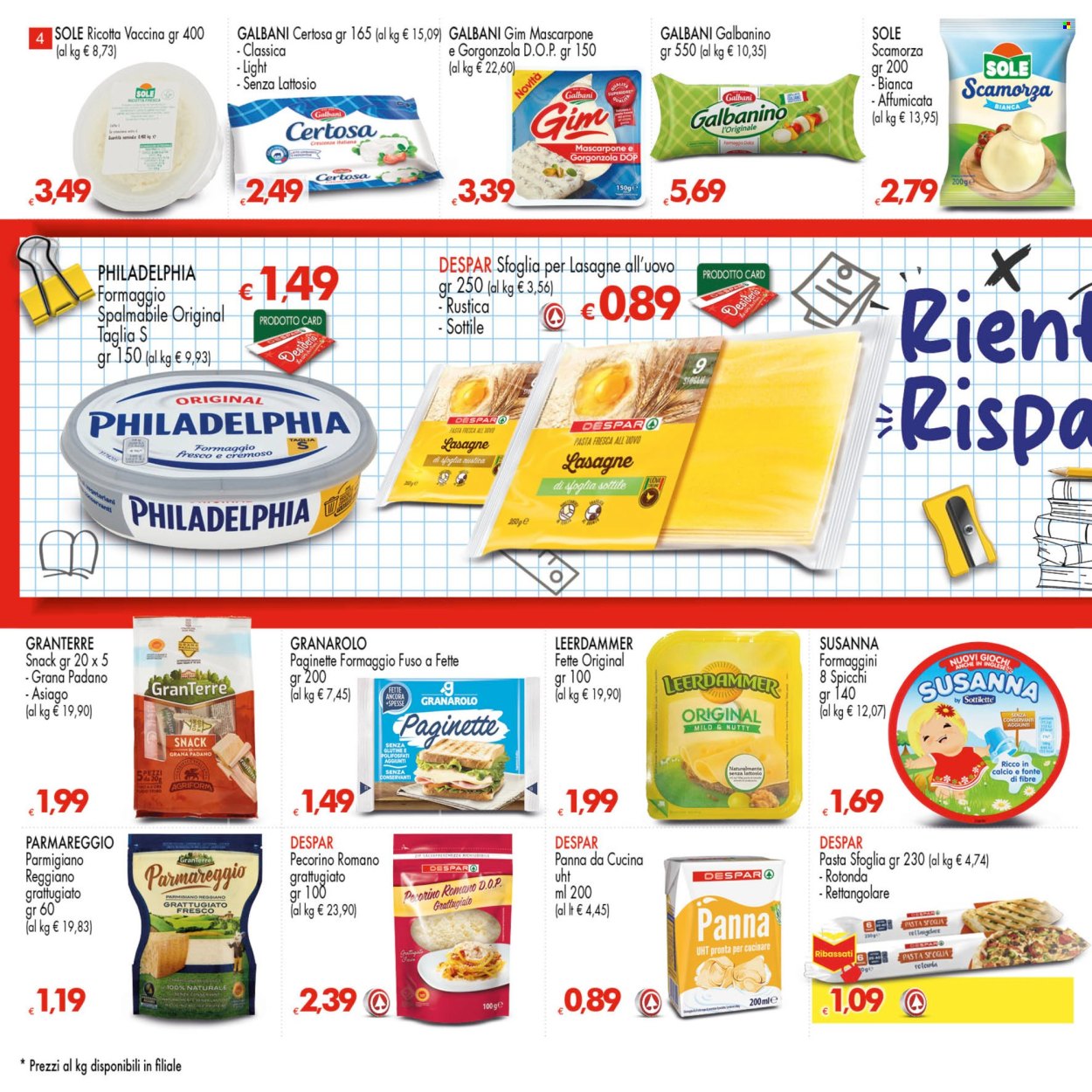 Volantino Eurospar - 28/8/2025 - 10/9/2025. Pagina 4