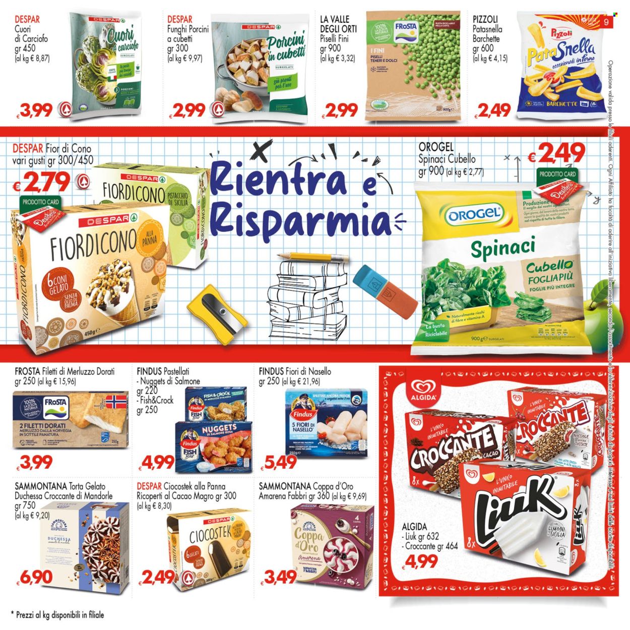 Volantino Eurospar - 28/8/2025 - 10/9/2025. Pagina 9