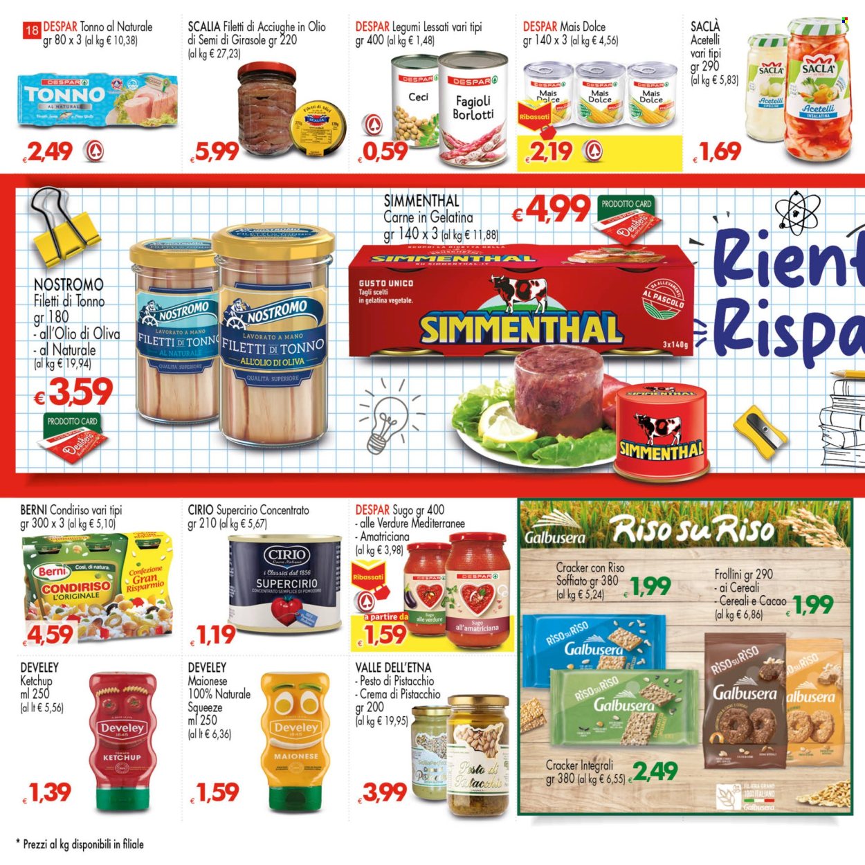 Volantino Eurospar - 28/8/2025 - 10/9/2025. Pagina 18
