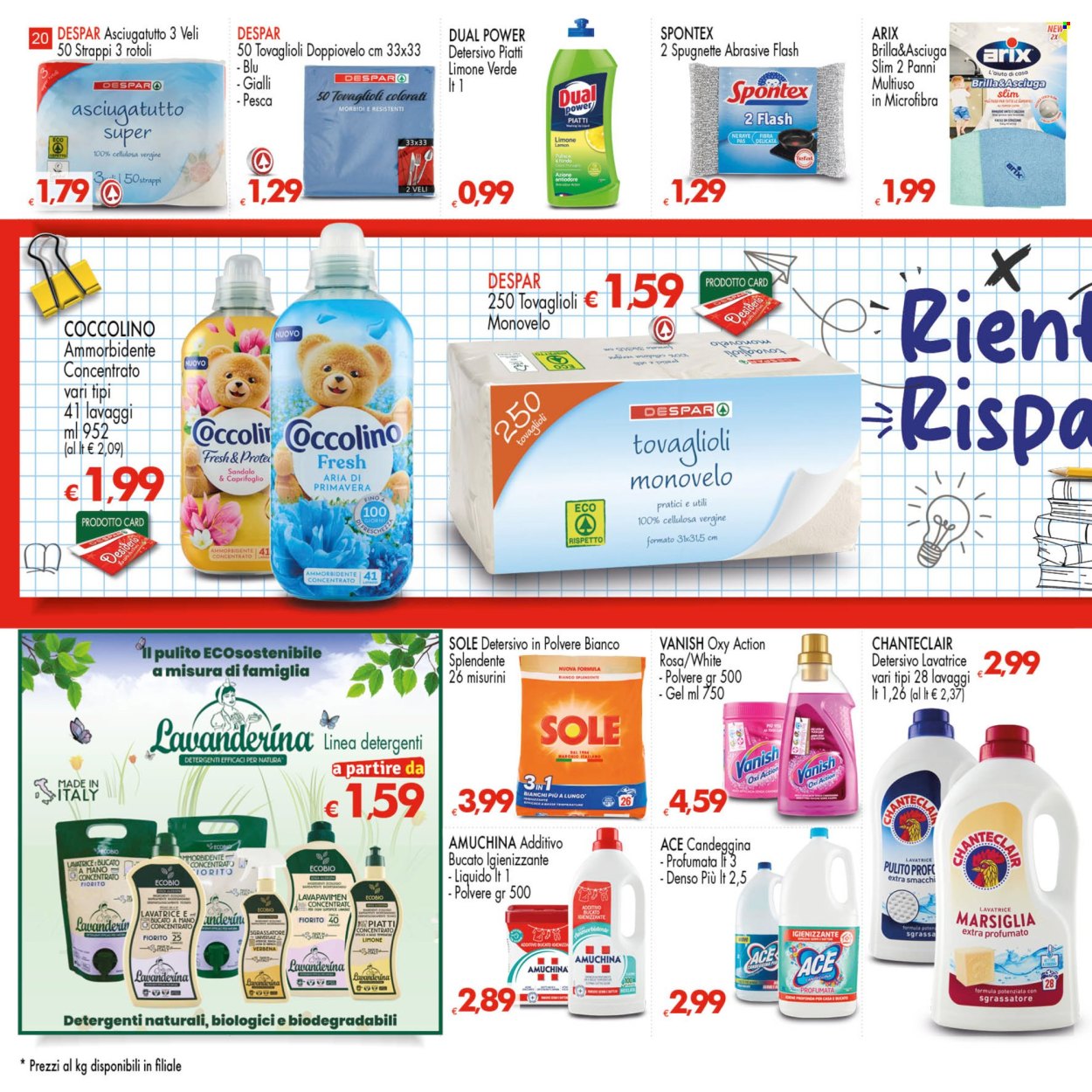 Volantino Eurospar - 28/8/2025 - 10/9/2025. Pagina 20