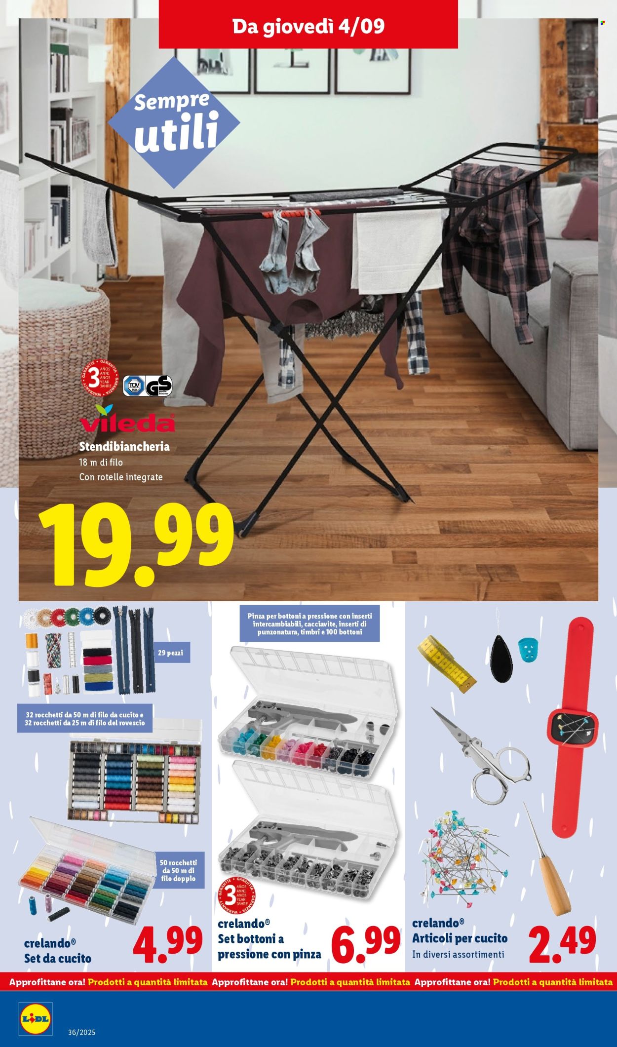 Volantino Lidl - 1/9/2025 - 7/9/2025. Pagina 40