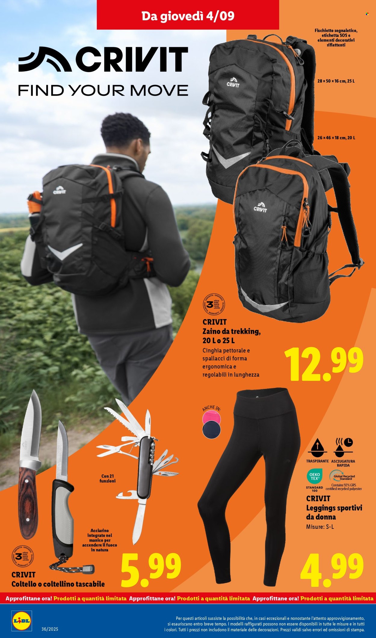 Volantino Lidl - 1/9/2025 - 7/9/2025. Pagina 44