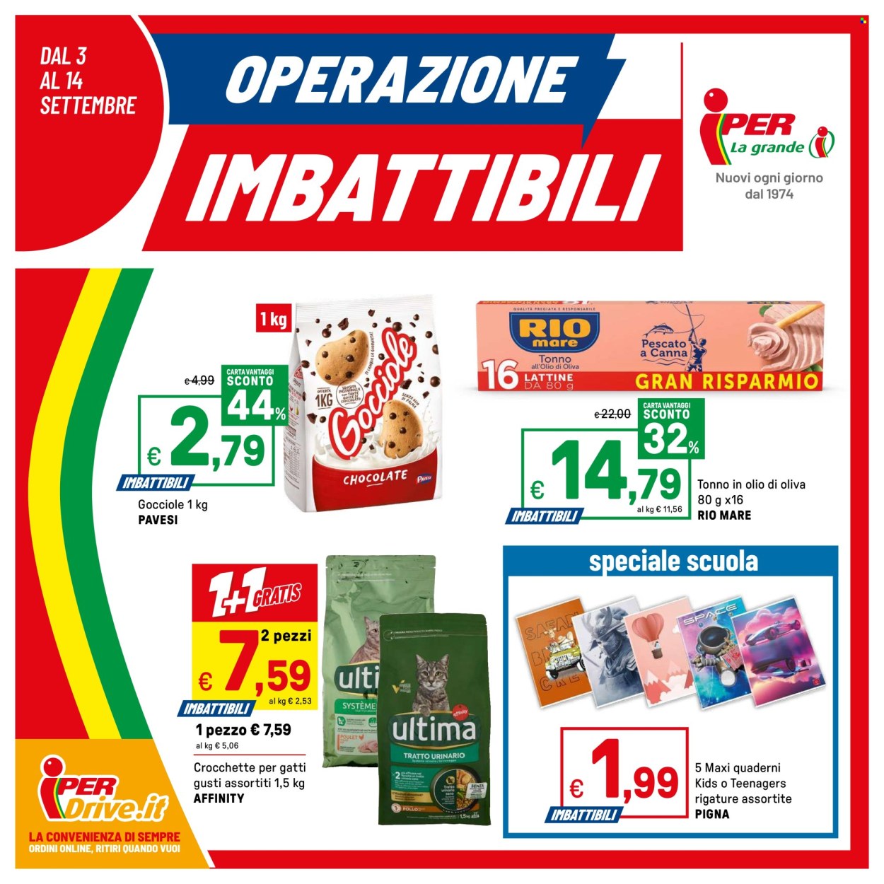 Volantino Iper, La grande i - 3/9/2025 - 14/9/2025. Pagina 1