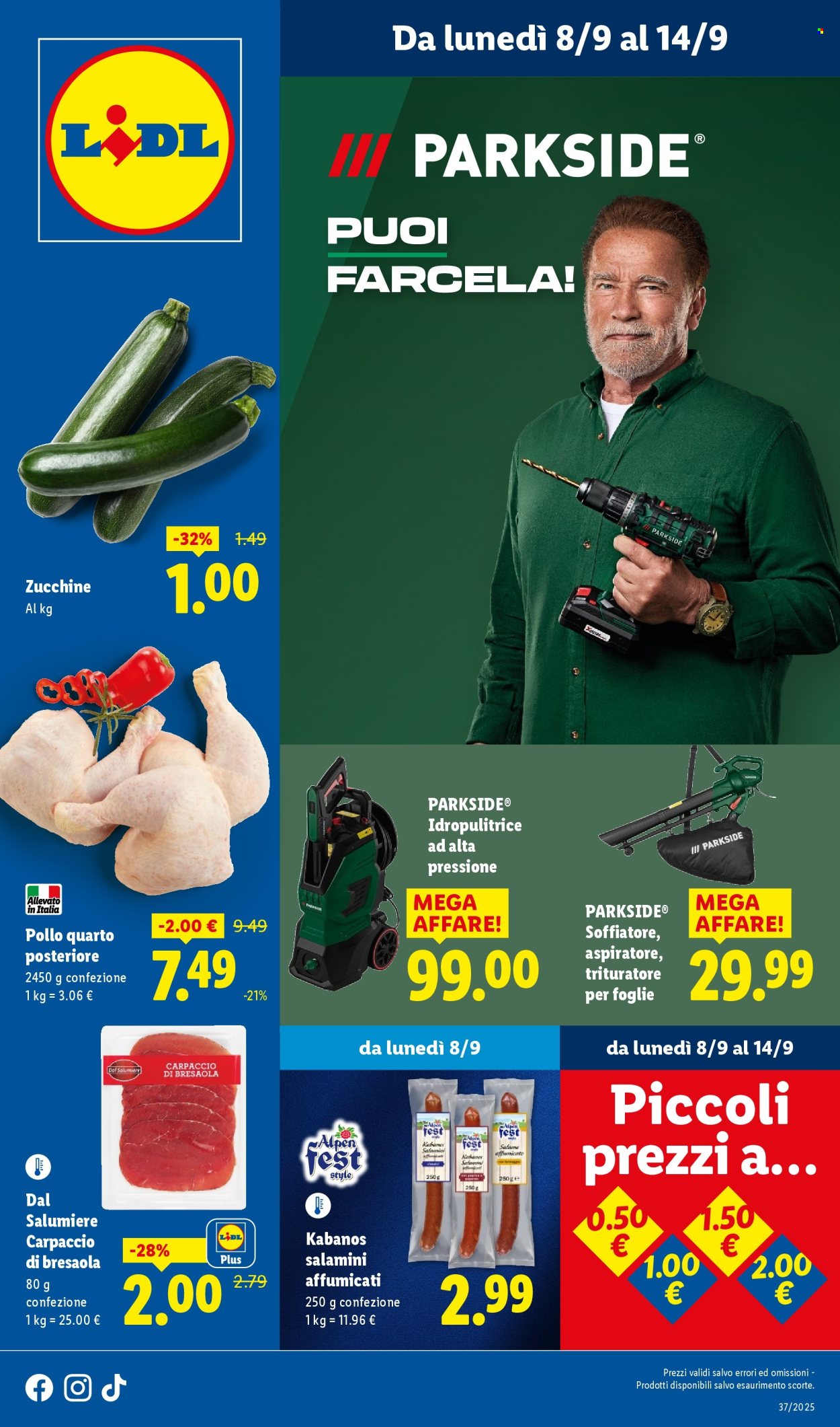 Volantino Lidl - 8/9/2025 - 14/9/2025. Pagina 1