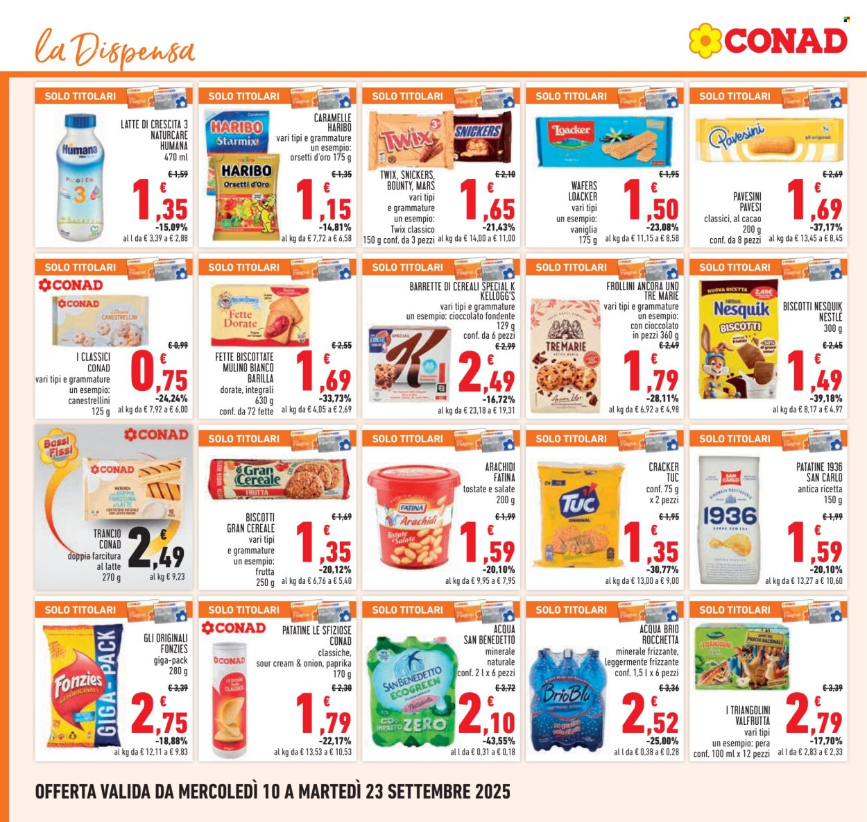 Volantino Conad - 10/9/2025 - 23/9/2025. Pagina 20