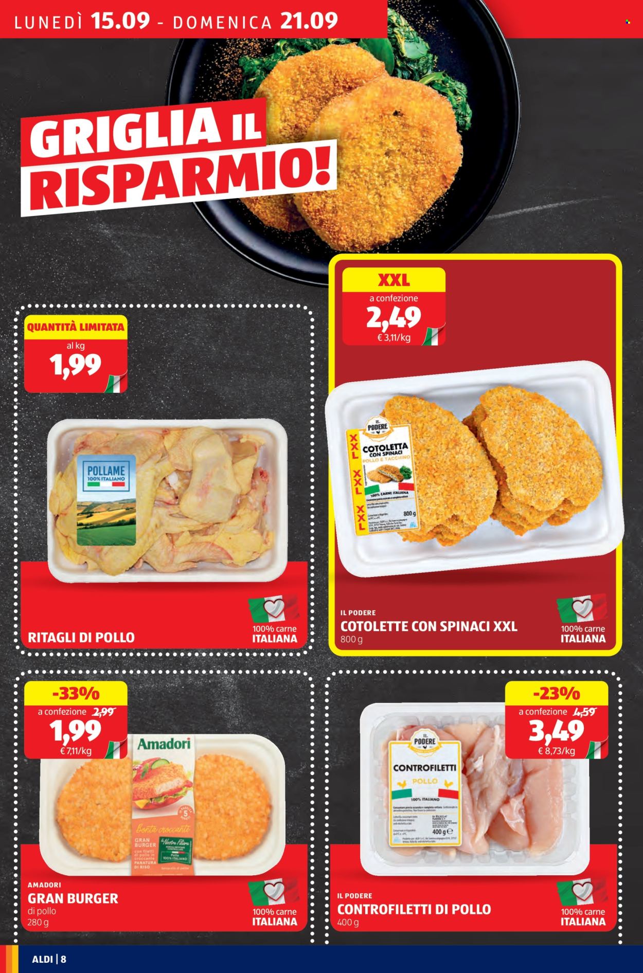 Volantino Aldi - 15/9/2025 - 21/9/2025. Pagina 8