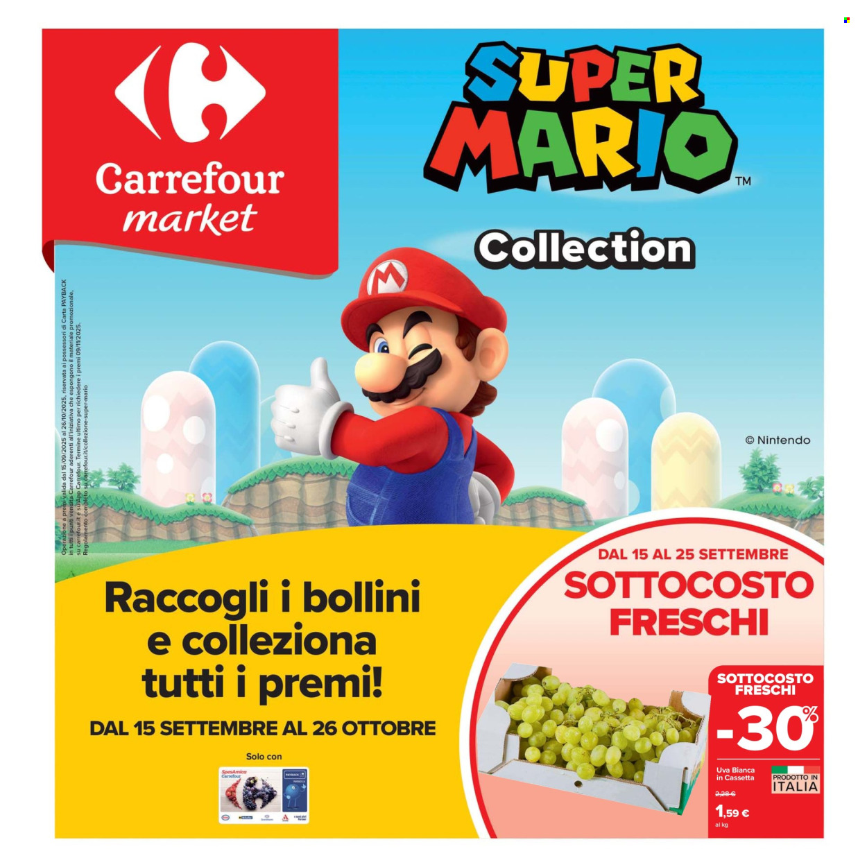 Volantino Carrefour - 15/9/2025 - 25/9/2025. Pagina 1