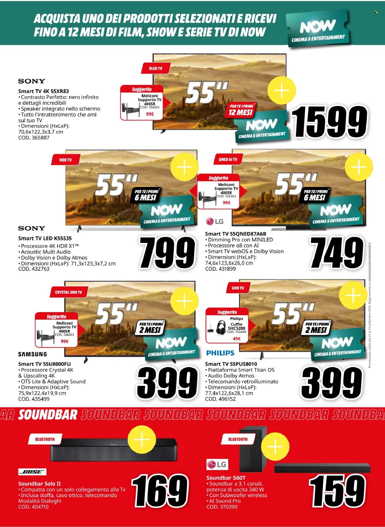Volantino MediaWorld - 15/9/2025 - 25/9/2025. Pagina 5