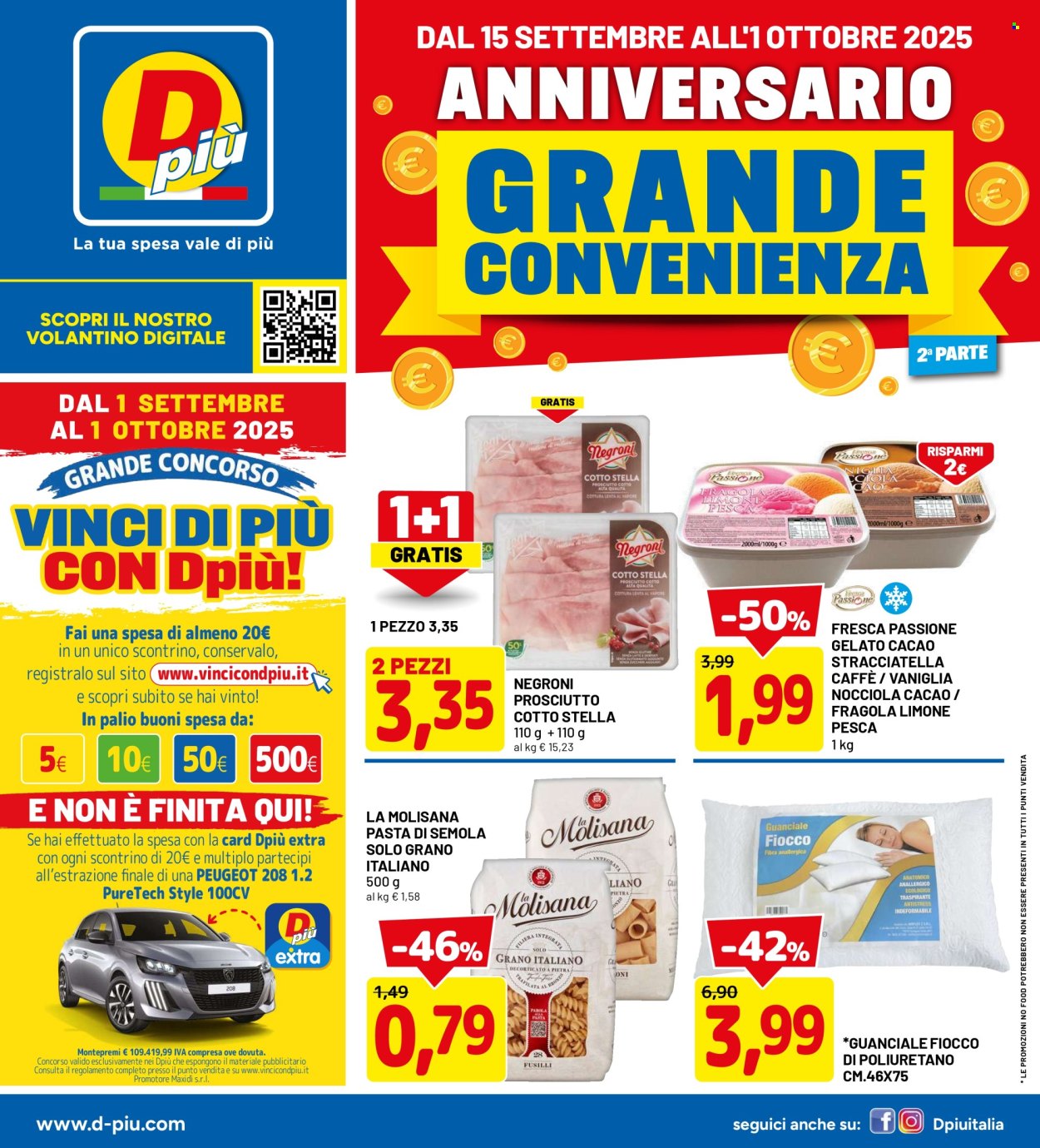 Volantino Dpiù - 15/9/2025 - 1/10/2025. Pagina 1