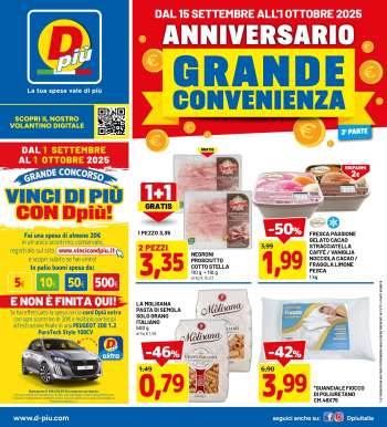 Volantino Dpiù - 15/9/2025 - 1/10/2025.